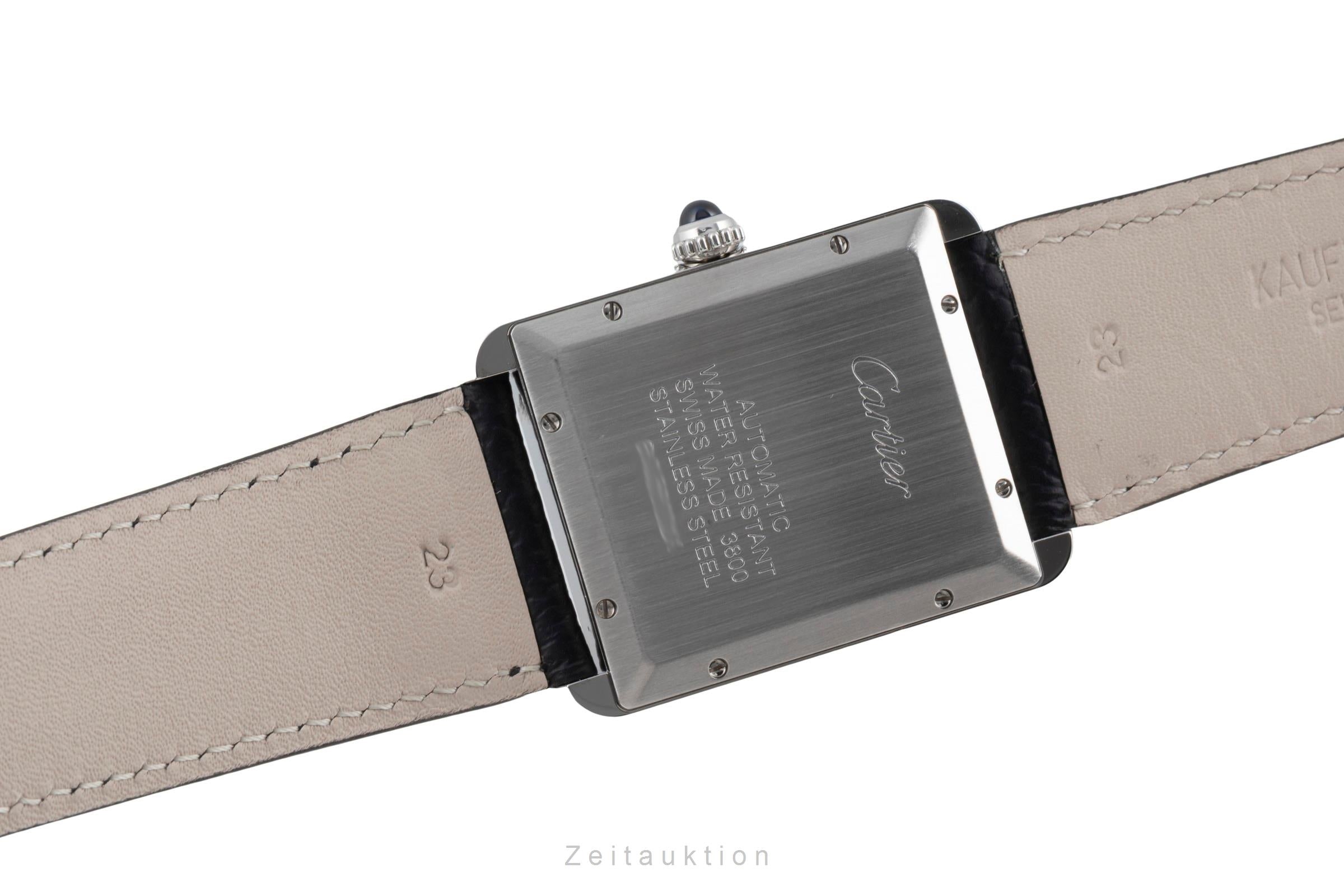 Cartier Tank acciaio automatismo orologio da uomo WSTA0029 LP: 5400EUR  [2600912]