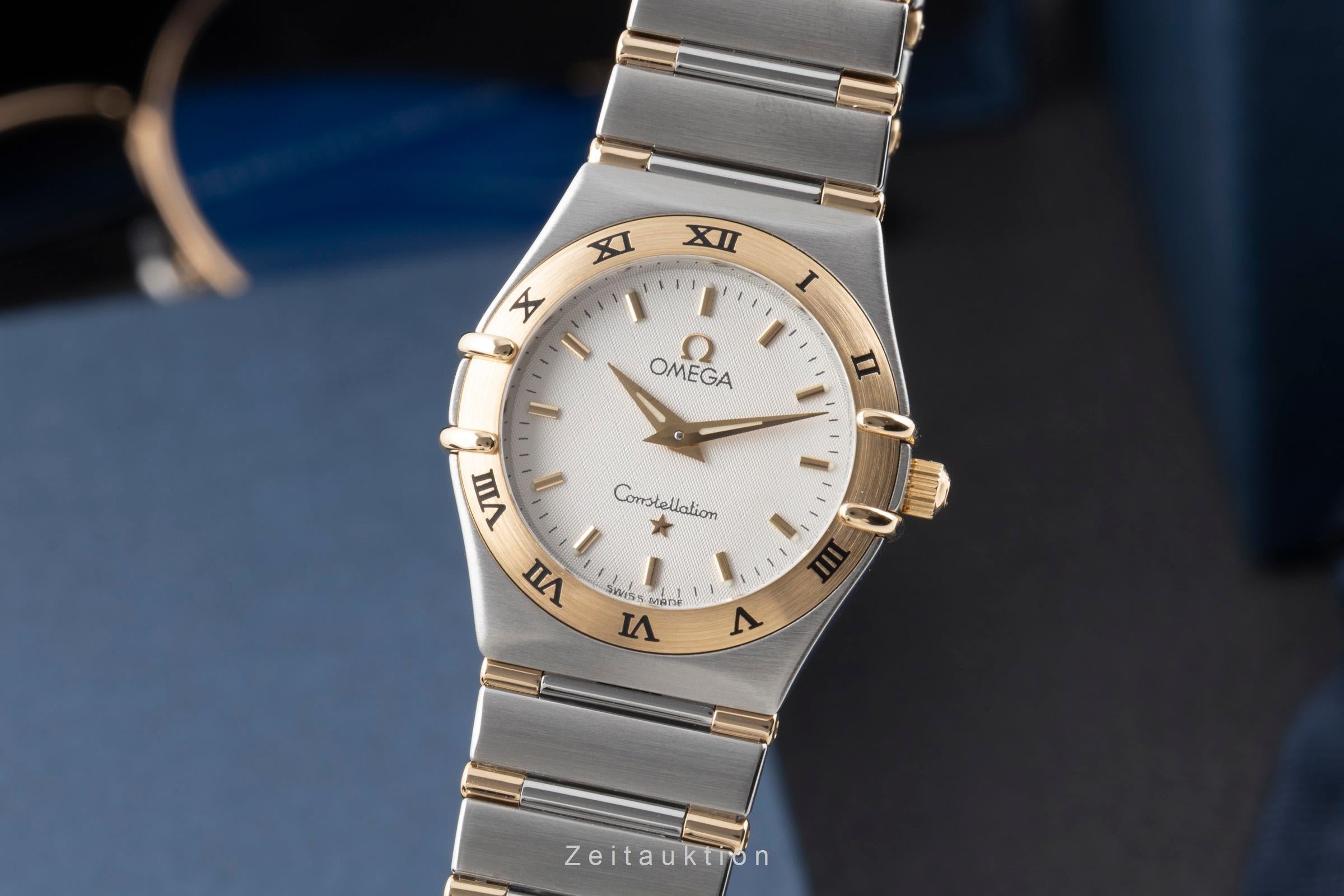 OMEGA クォーツ腕時計 シルバー/ゴールド Omega Constellation steel / gold quartz Kal. 1456 Ref. 795.1202