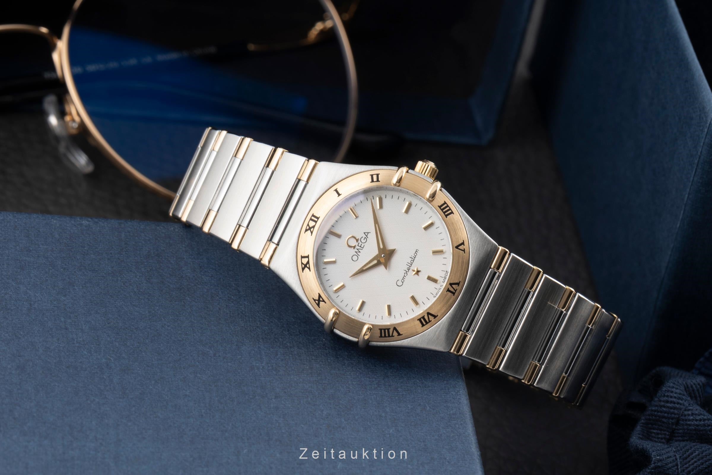 Omega Constellation steel / gold quartz women's watch 795.1202  [2600915]