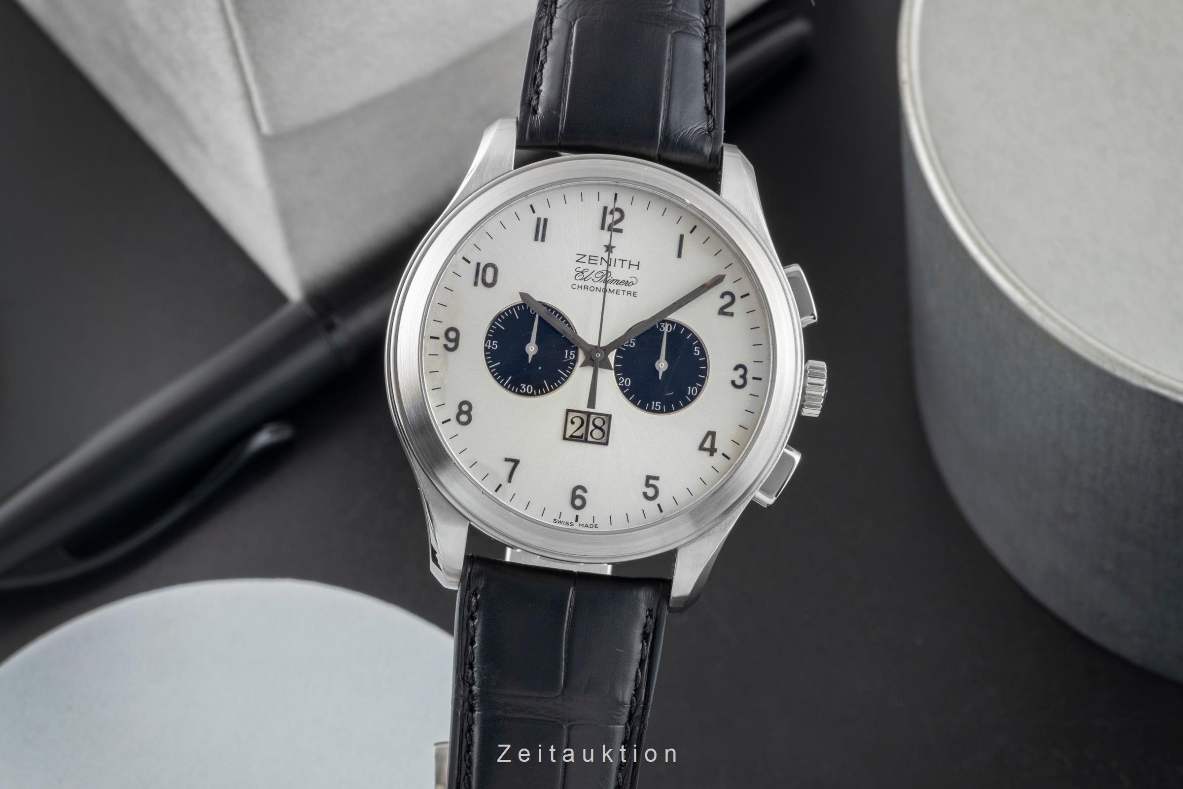 Zenith El Primero chronograph steel automatic Kal. 4010 Ref