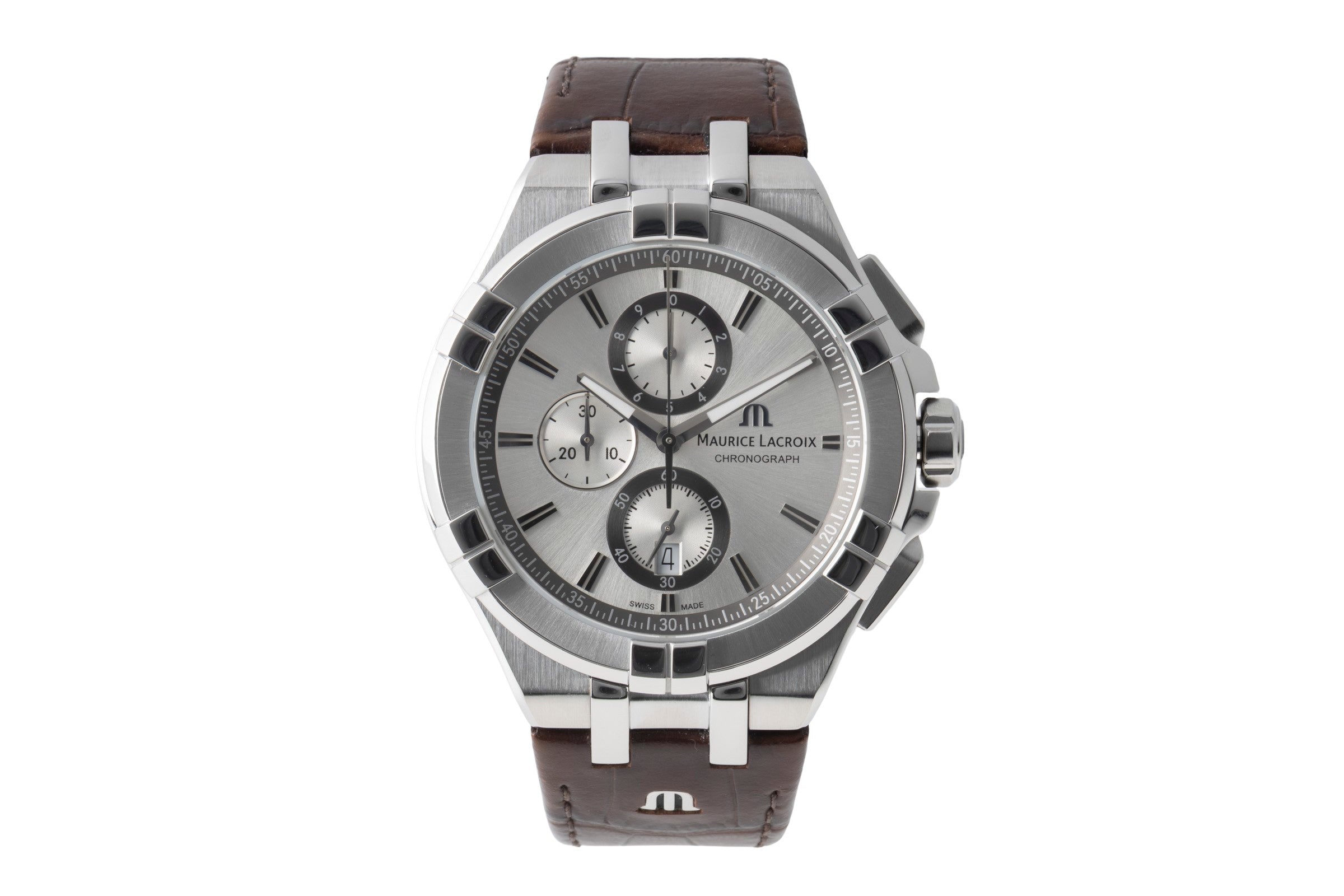 Maurice Lacroix Aikon chronograph steel quartz men's watch AI1018-SS001-1301  [2600919]