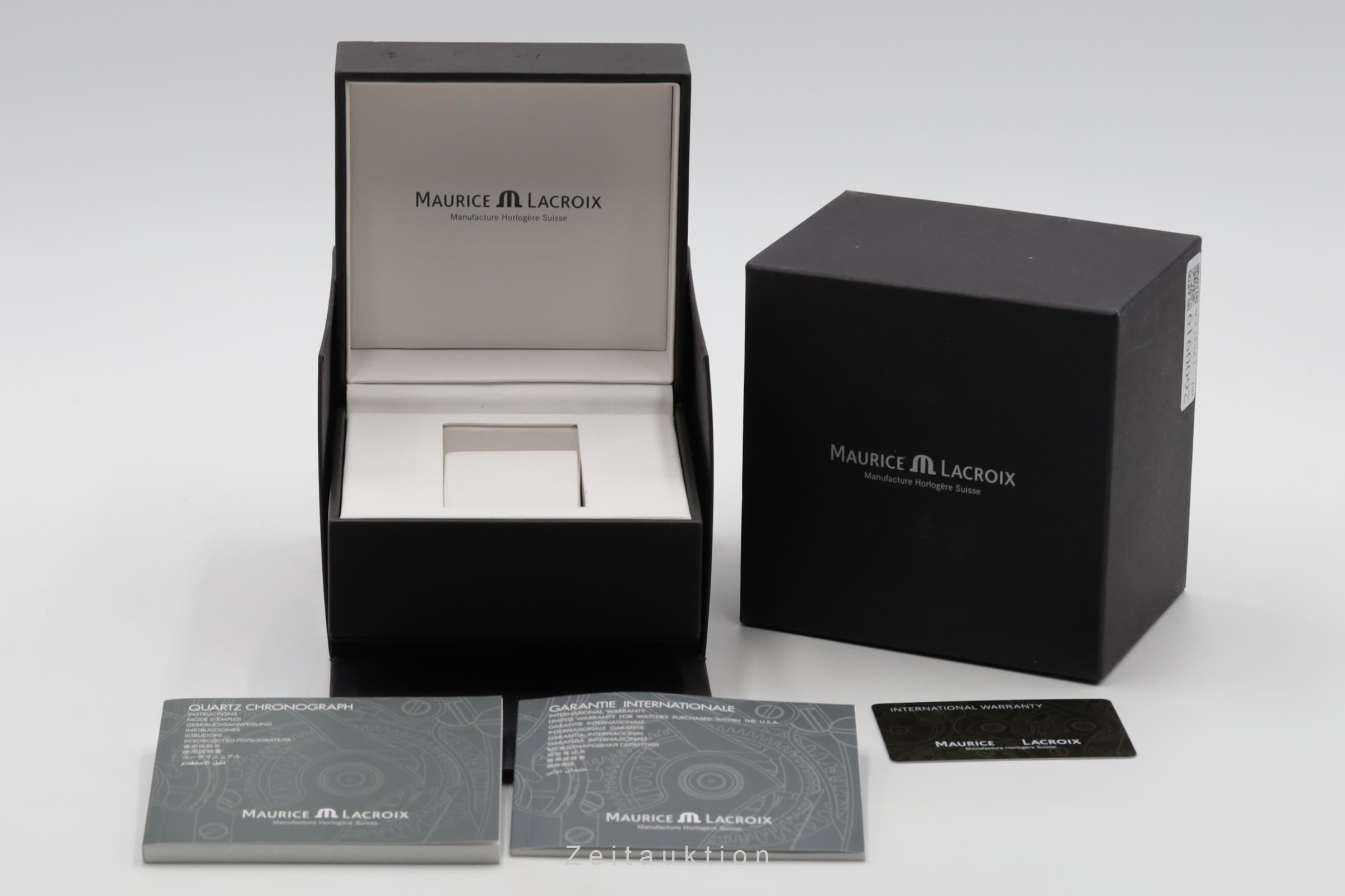 Maurice Lacroix Aikon Chronograph Stahl Quarz Ref.  AI1018-SS001-1301 B&P 2018 [2600919]