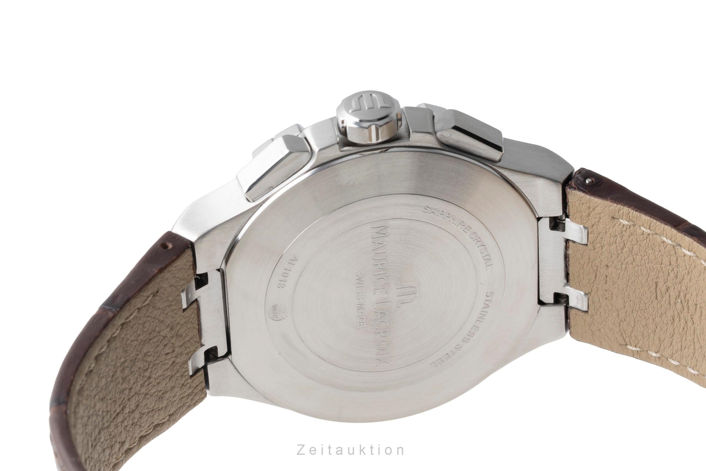 Maurice Lacroix Aikon Chronograph Stahl Quarz Ref.  AI1018-SS001-1301 B&P 2018 [2600919]