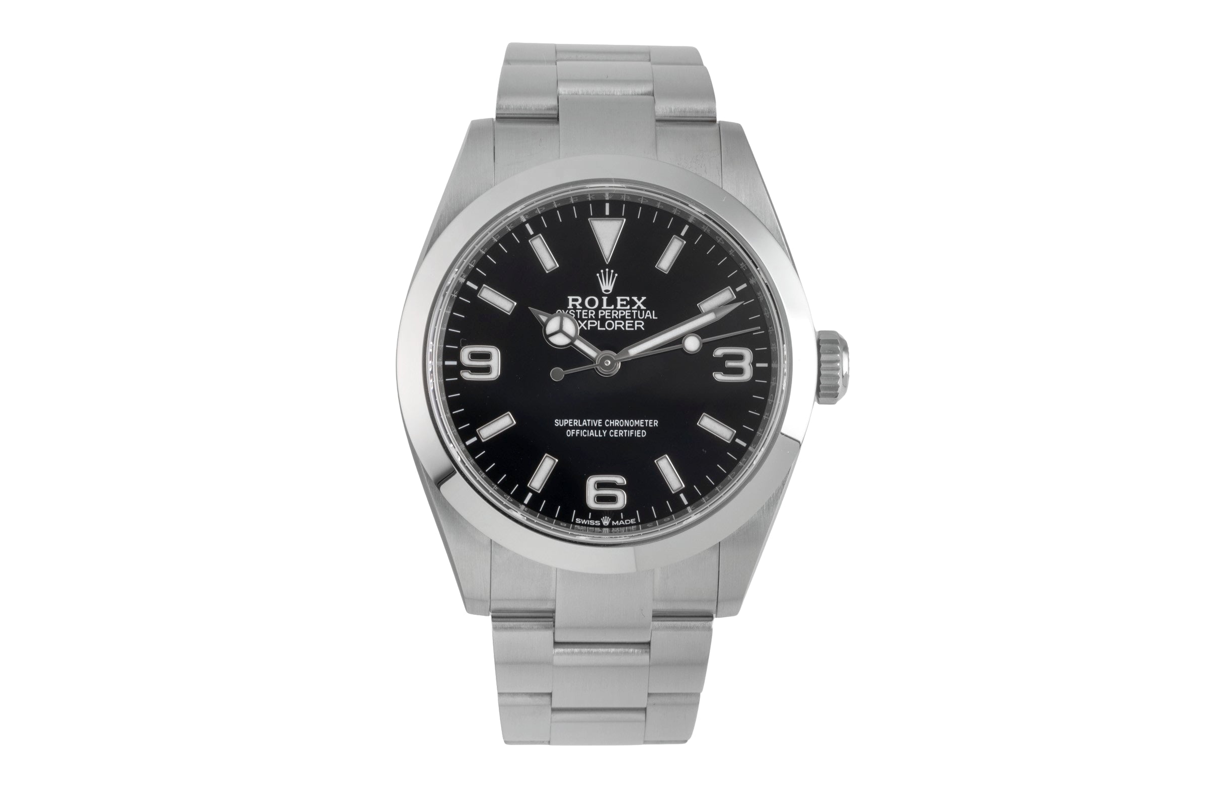 Rolex Explorer steel automatic men's watch 224270  [2600922]