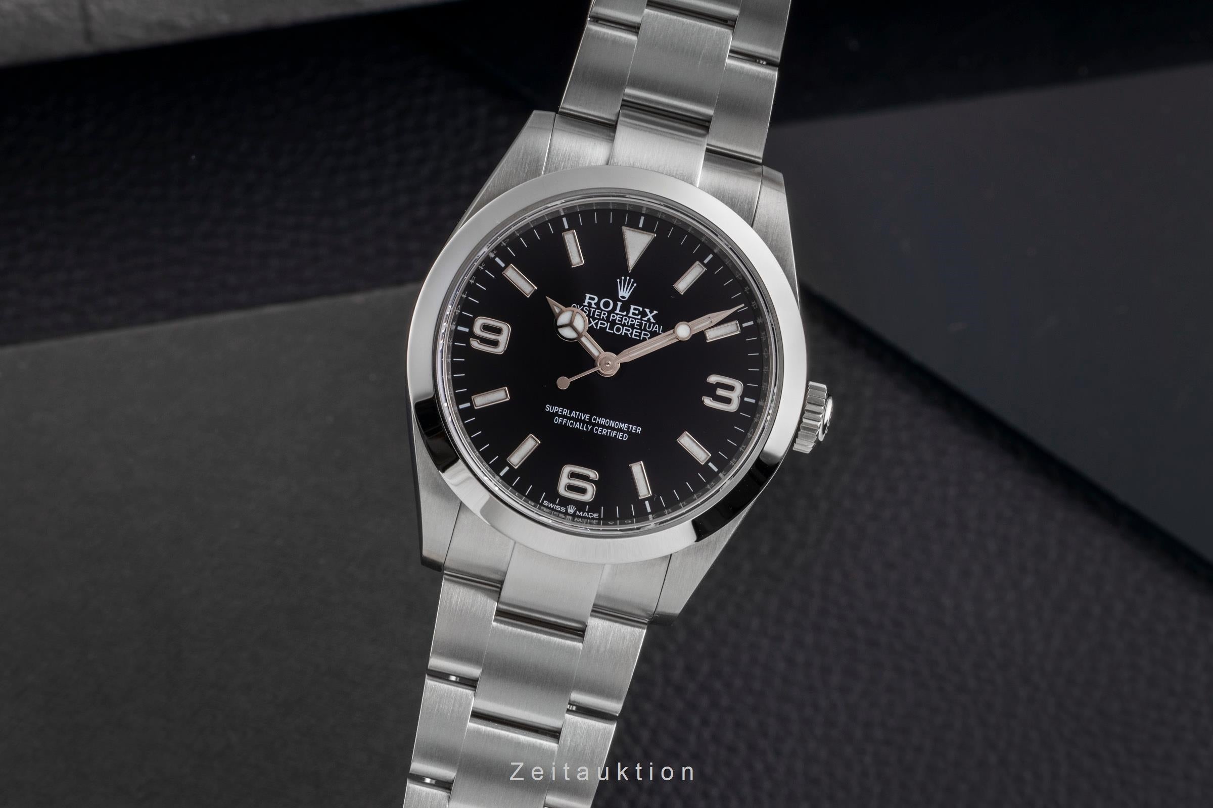 Rolex Explorer steel automatic men's watch 224270  [2600922]