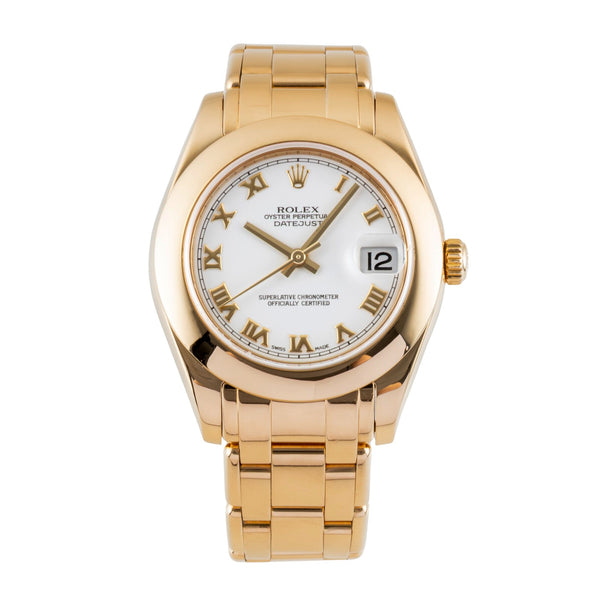 Rolex Datejust or 18 ct automatique montre pour femmes 81208  [2600923]