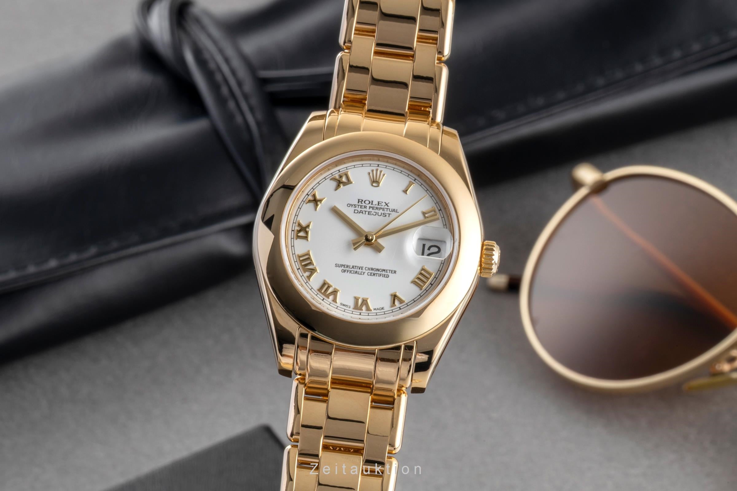 Rolex Datejust or 18 ct automatique montre pour femmes 81208  [2600923]