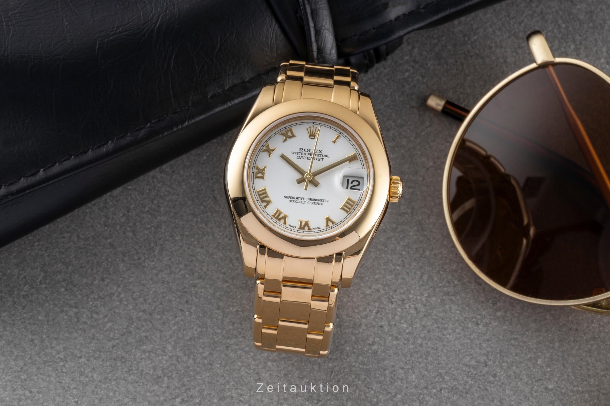 Rolex Datejust or 18 ct automatique montre pour femmes 81208  [2600923]