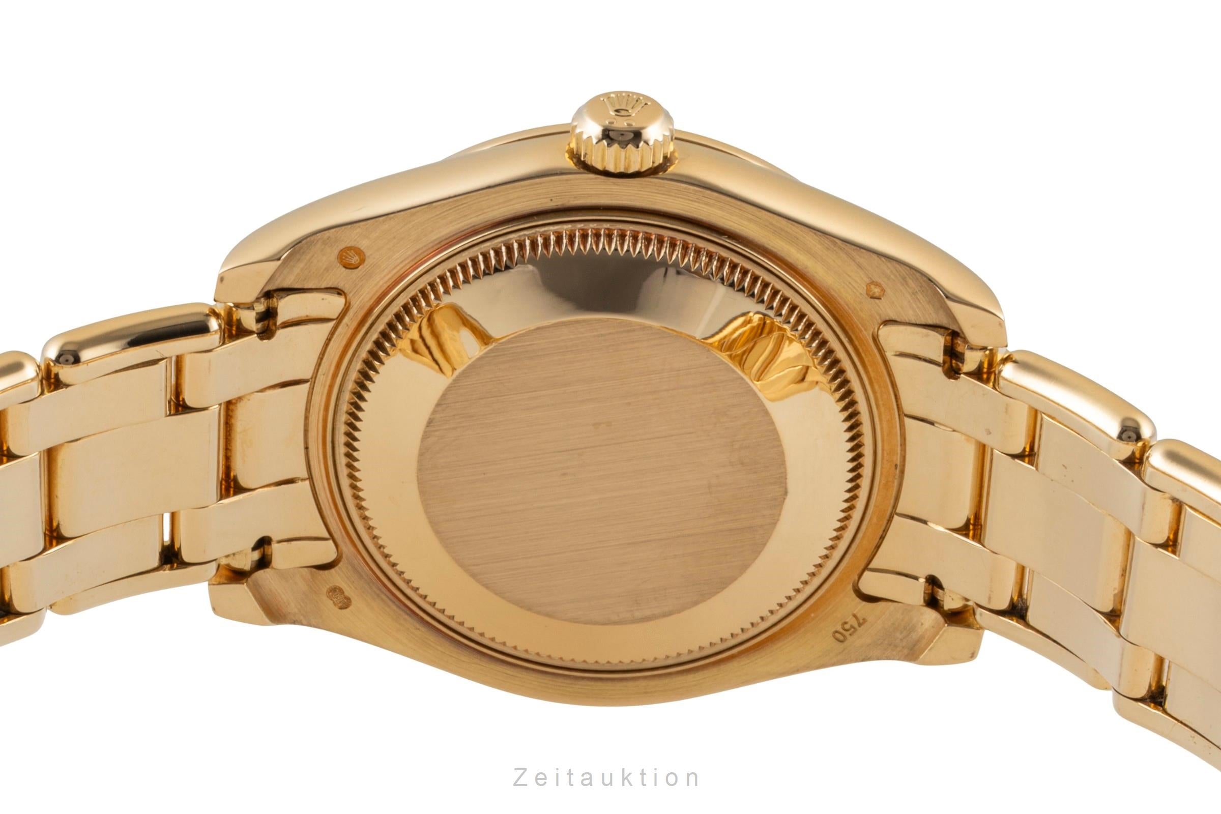 Rolex Datejust or 18 ct automatique montre pour femmes 81208  [2600923]