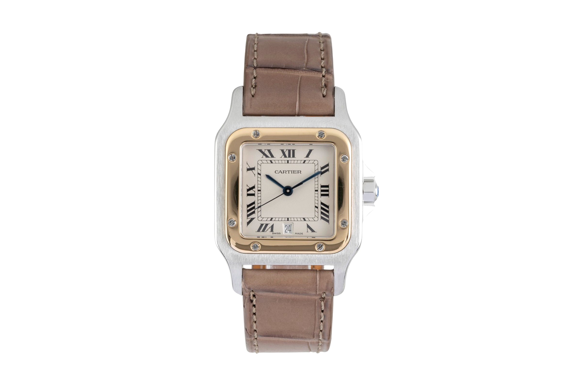 Cartier Santos acciaio / oro quarzo orologio da donna W200114A  [2600925]