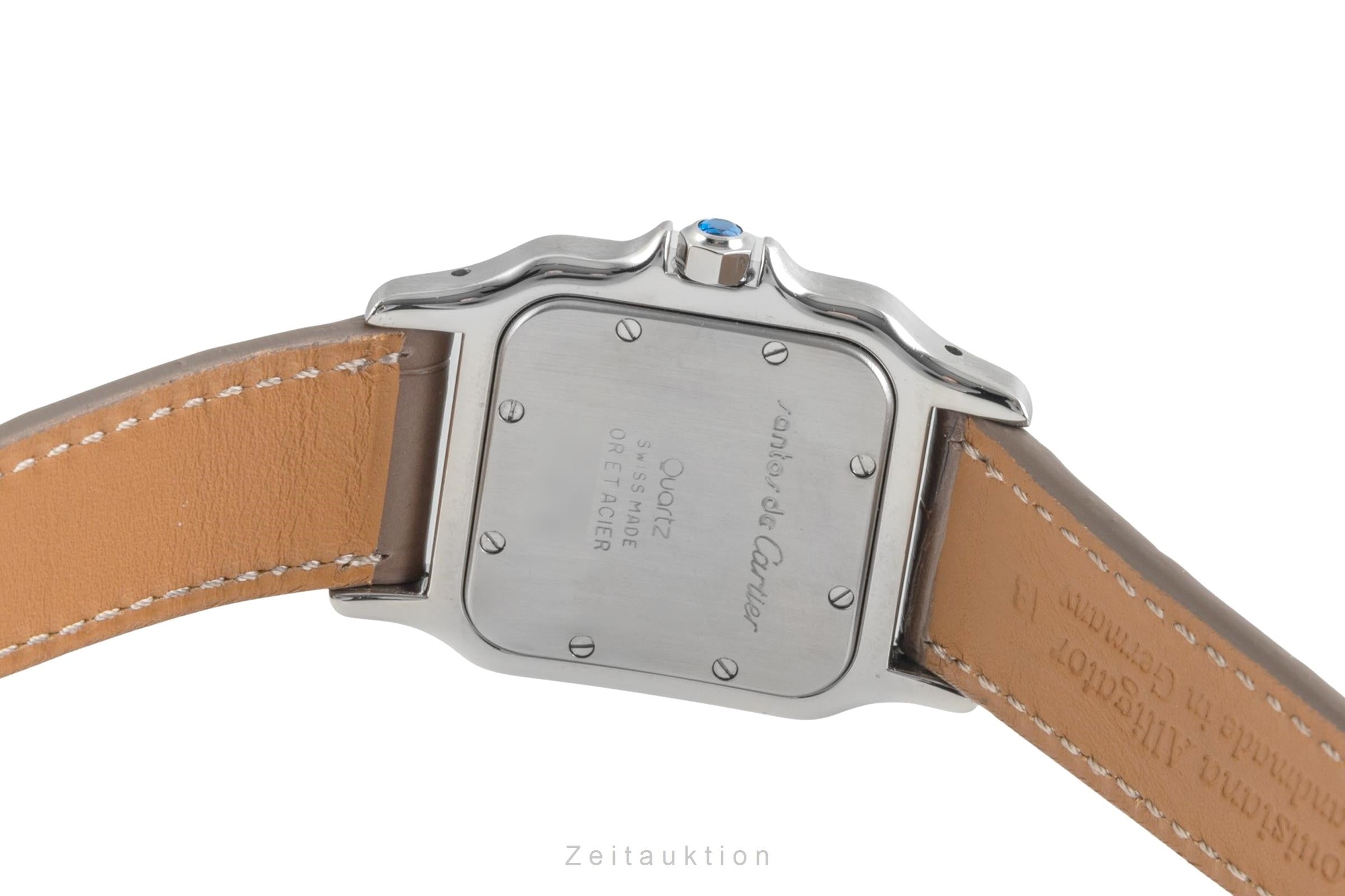 Cartier Santos Galbée Date Edelstahl / Gold Medium Size Ref. W200114A 1879 [2600925]