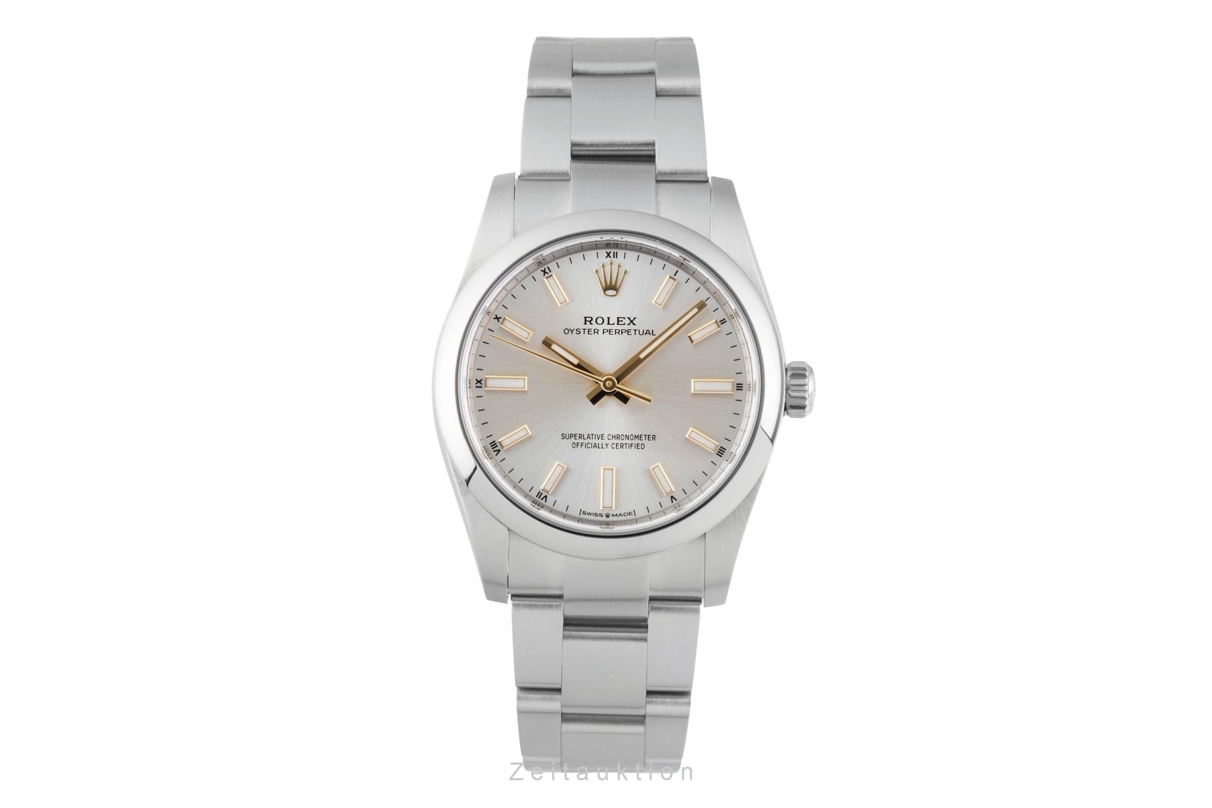 Rolex Oyster Perpetual steel automatic women's watch 124200  [2600926]