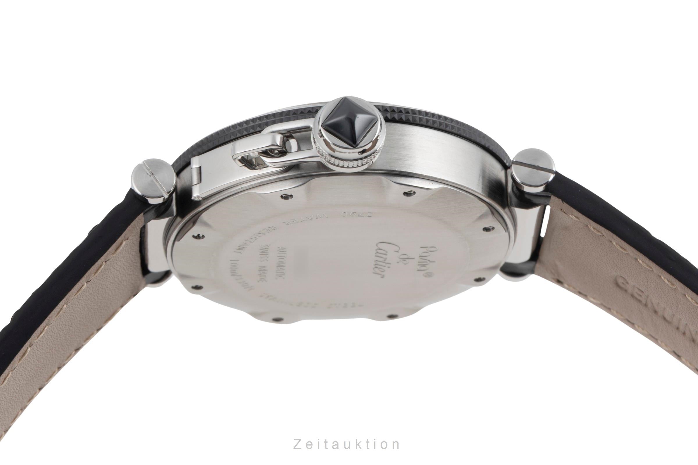 Cartier Pasha Seatimer Automatik Edelstahl Herrenuhr Ref. W31077U2 Papiere 2011 [2600928]