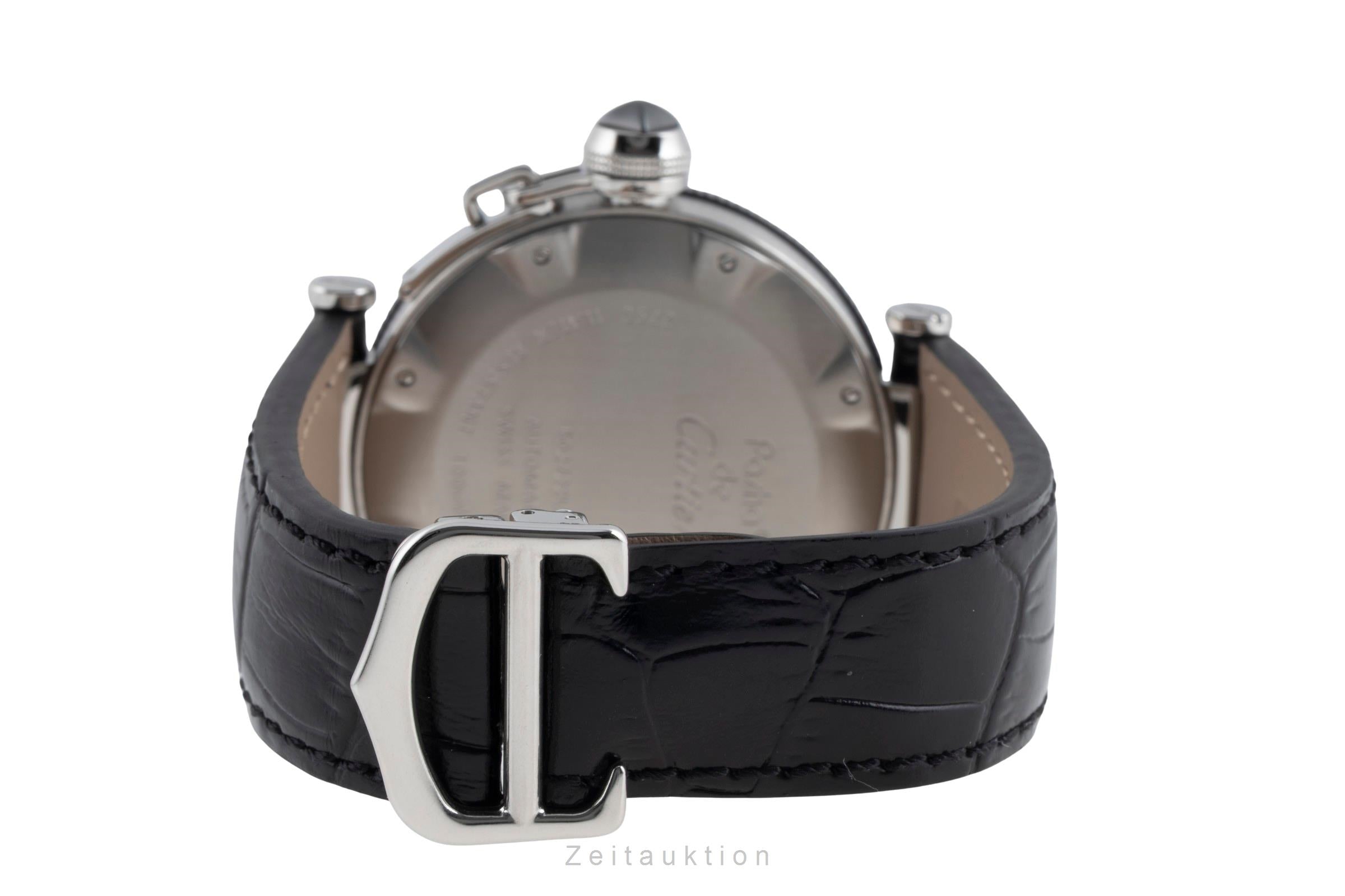 Cartier Pasha Seatimer Automatik Edelstahl Herrenuhr Ref. W31077U2 Papiere 2011 [2600928]
