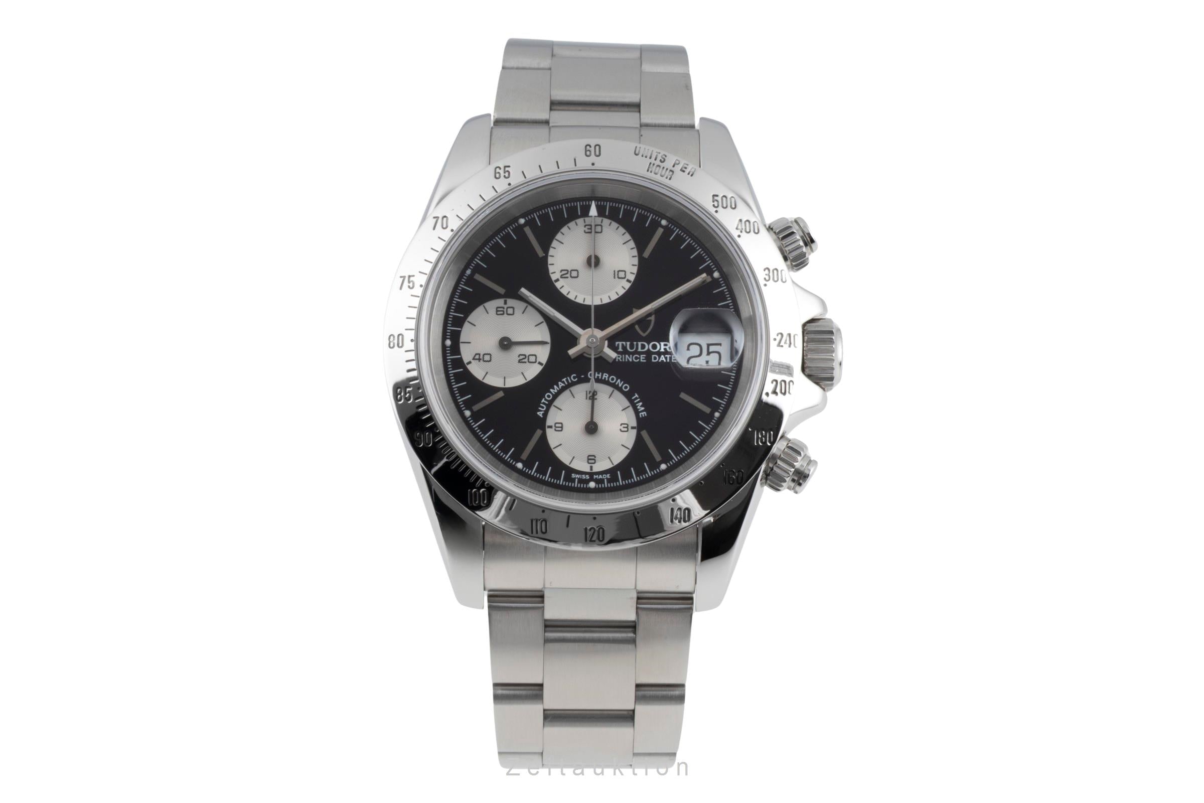Tudor Prince Date cronógrafo acero automático reloj para caballeros 79280P  [2600929]