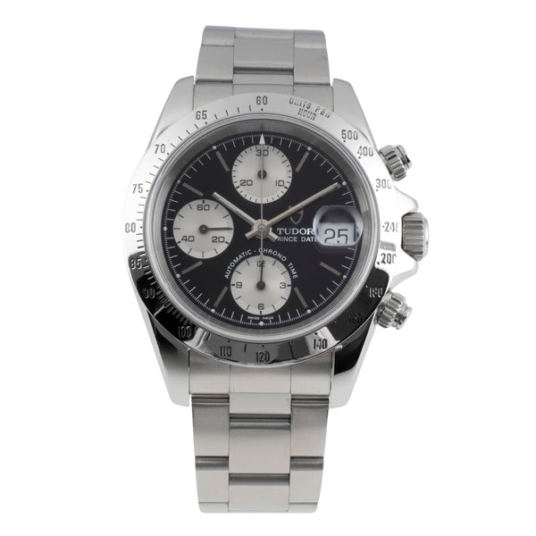 Tudor Prince Date cronógrafo acero automático reloj para caballeros 79280P  [2600929]