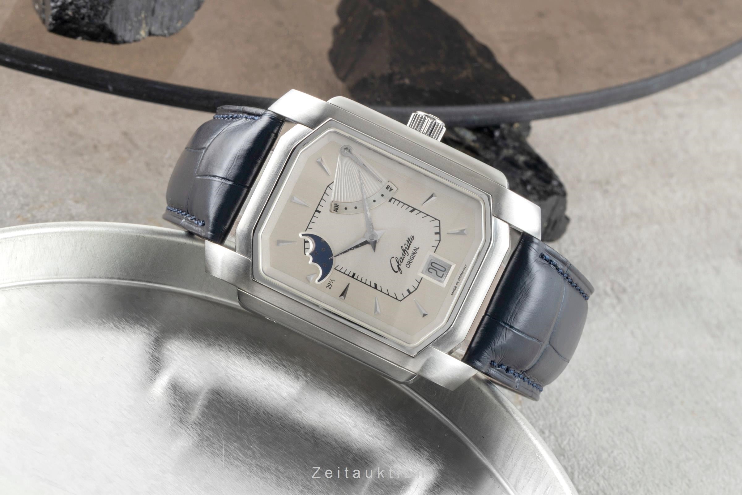 Glashütte Senator steel automatic men's watch 39-45-04-04-04  [2600931]