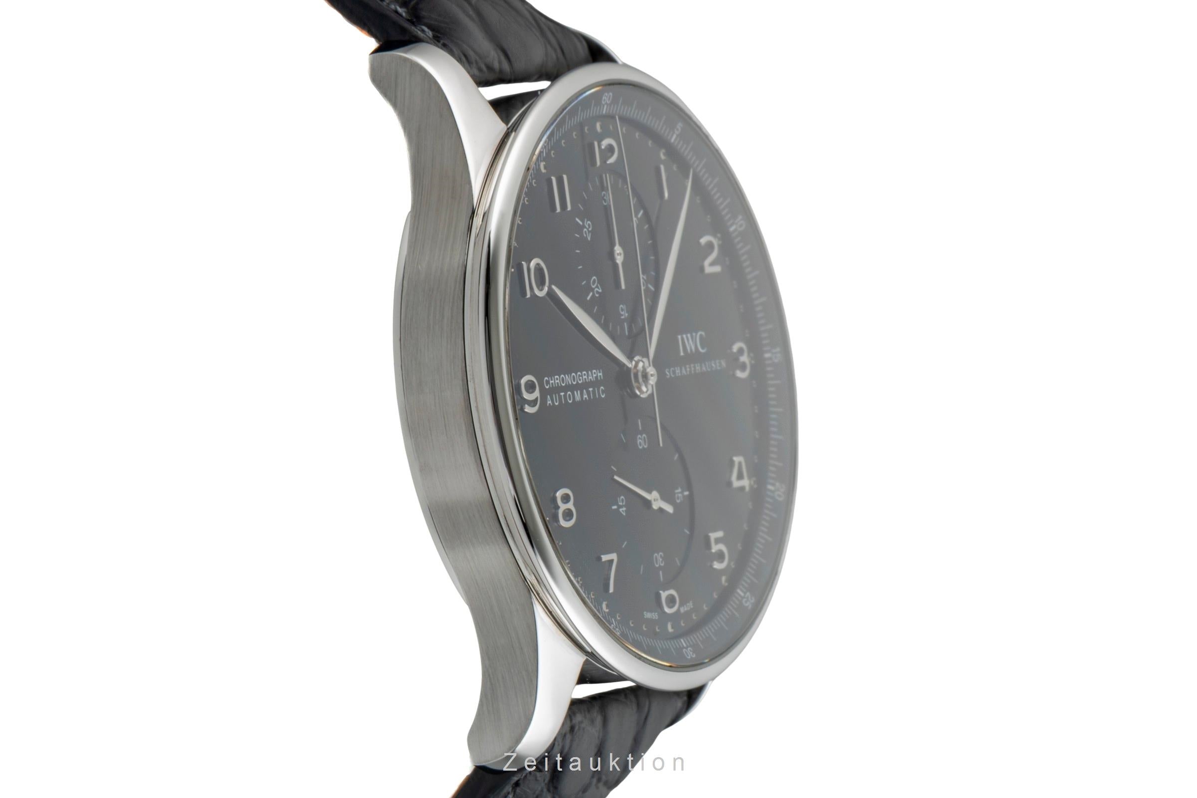 IWC Portugieser Chronograph Stahl Automatik Herrenuhr Ref. IW371447 VP: 9100 € [2600932]