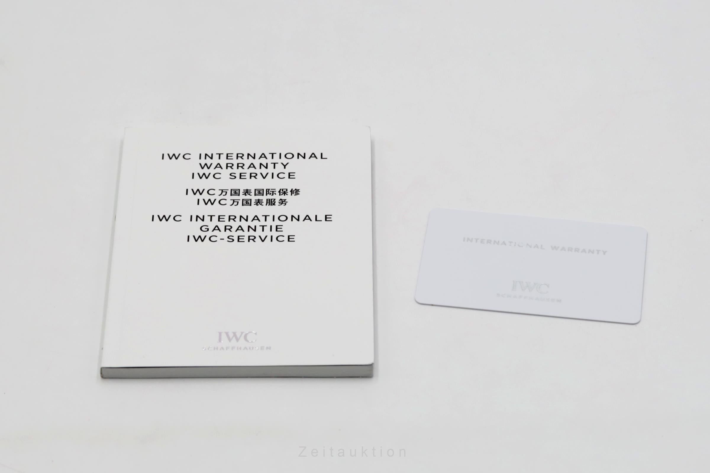 IWC Portugieser chronograph steel automatic men's watch IW371447 LP: 9100EUR  [2600933]