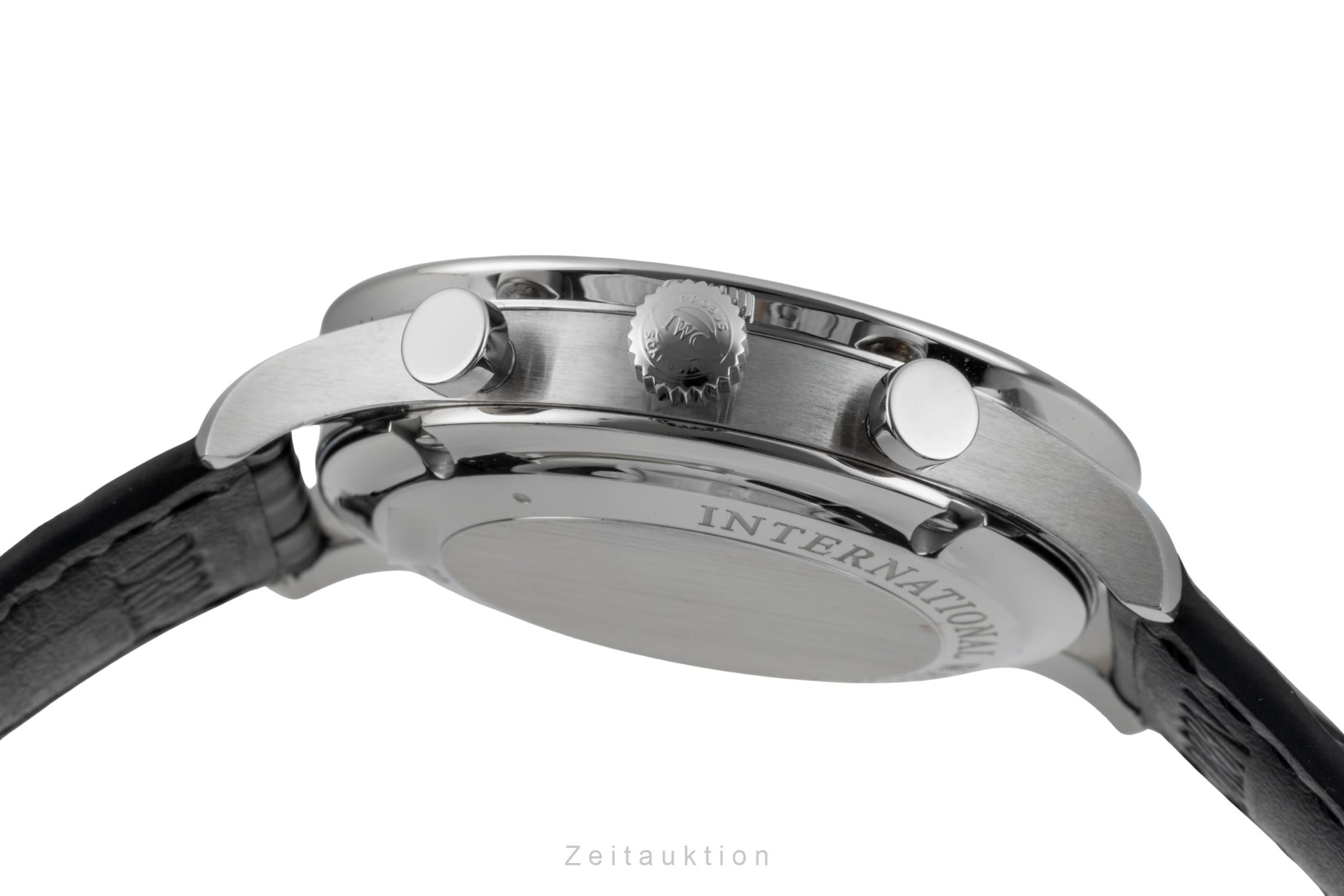 IWC Portugieser chronograph steel automatic men's watch IW371447 LP: 9100EUR  [2600933]