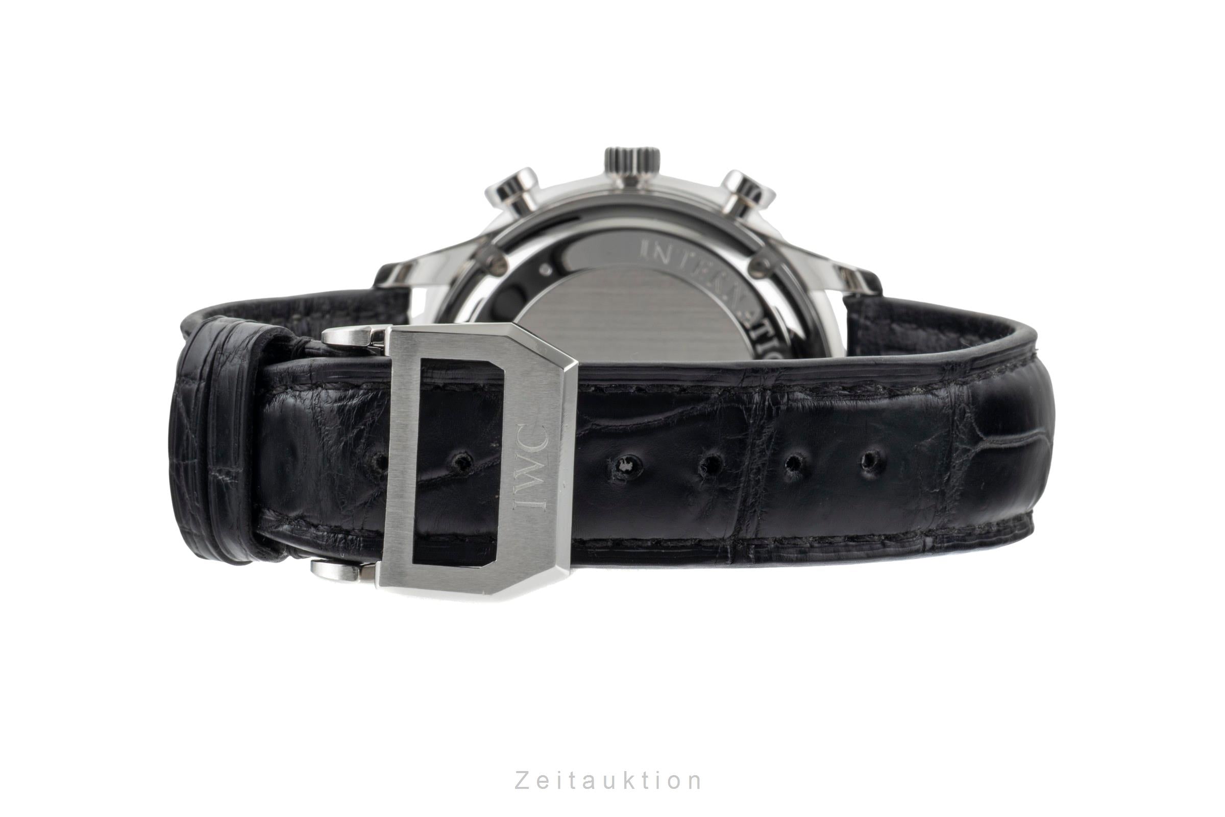 IWC Portugieser chronograph steel automatic men's watch IW371447 LP: 9100EUR  [2600933]