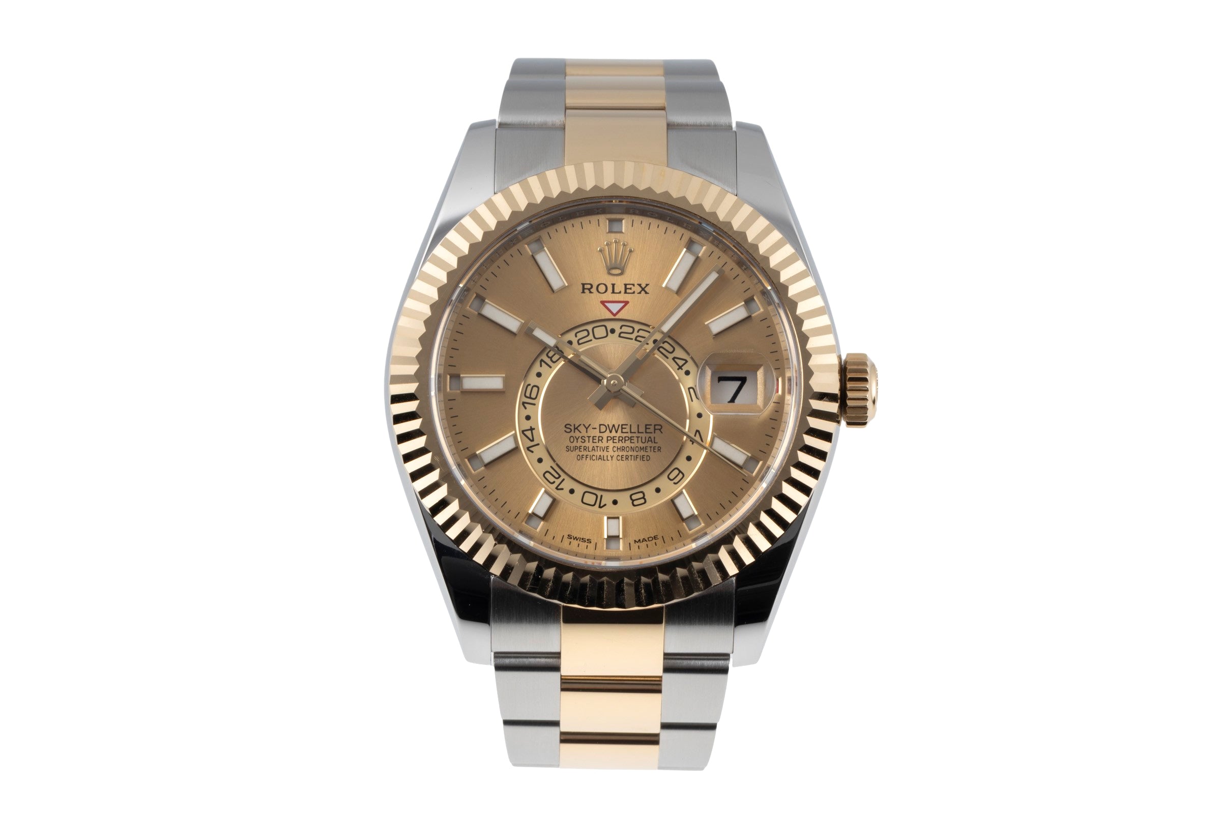 Rolex Sky-Dweller steel / gold automatic Kal. 9001 Ref. 326933