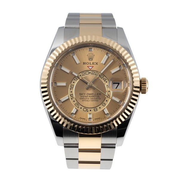 Rolex Sky-Dweller steel / gold automatic men's watch 326933 LP: 22550EUR  [2600935]