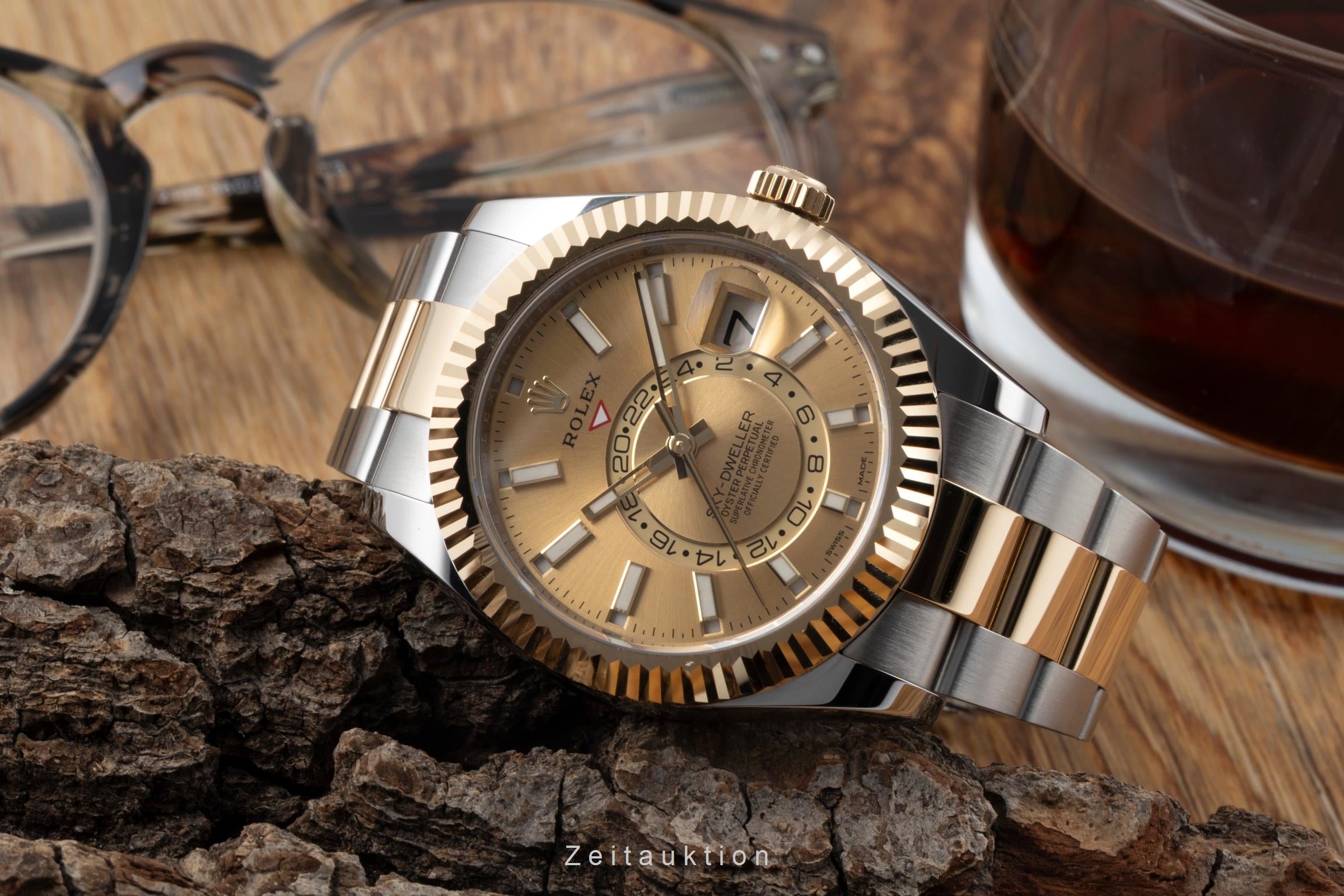 Rolex Sky-Dweller steel / gold automatic Kal. 9001 Ref. 326933