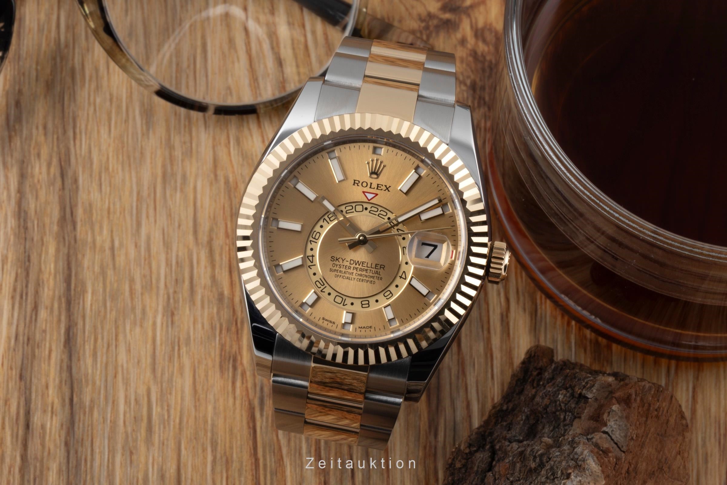 Rolex Sky-Dweller steel / gold automatic Kal. 9001 Ref. 326933