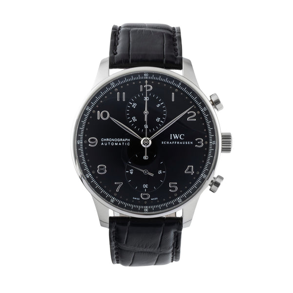 IWC Portugieser Chronograph Stahl Automatik Herrenuhr Ref. IW371447 VP: 9100 € [2600940]