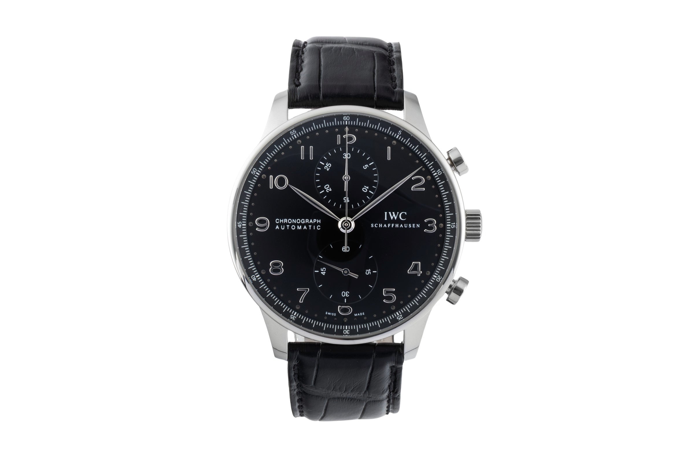 IWC Portugieser Chronograph Stahl Automatik Herrenuhr Ref. IW371447 VP: 9100 € [2600940]