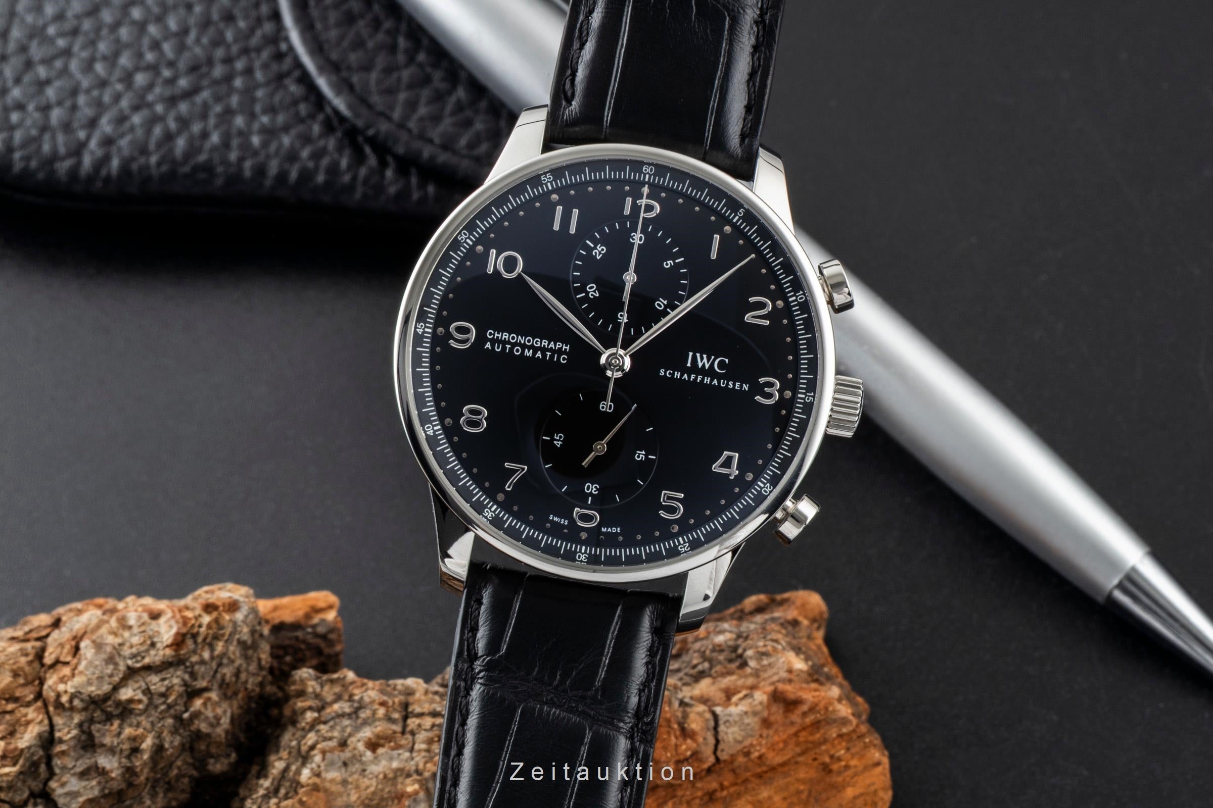 IWC Portugieser Chronograph Stahl Automatik Herrenuhr Ref. IW371447 VP: 9100 € [2600940]