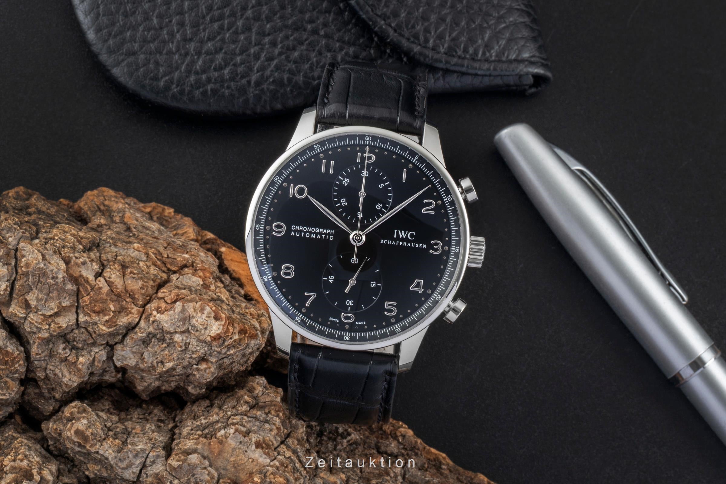 IWC Portugieser Chronograph Stahl Automatik Herrenuhr Ref. IW371447 VP: 9100 € [2600940]