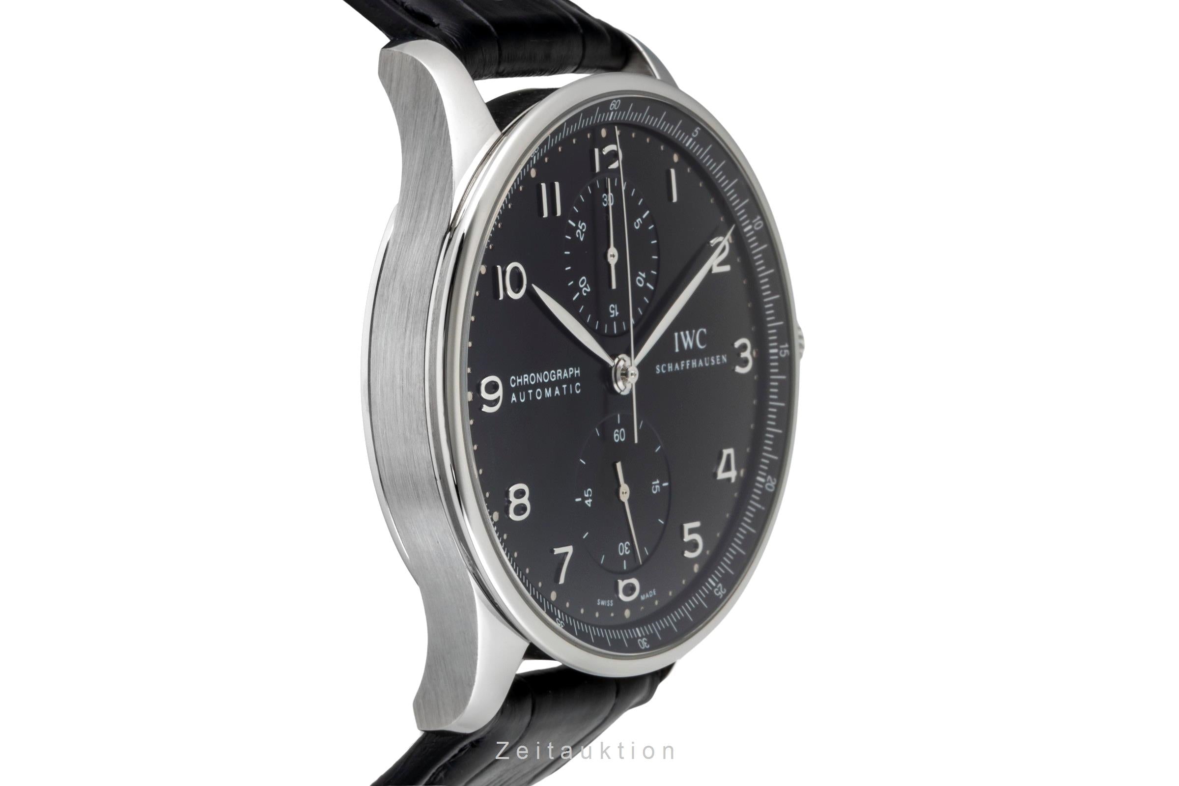 IWC Portugieser Chronograph Stahl Automatik Herrenuhr Ref. IW371447 VP: 9100 € [2600940]