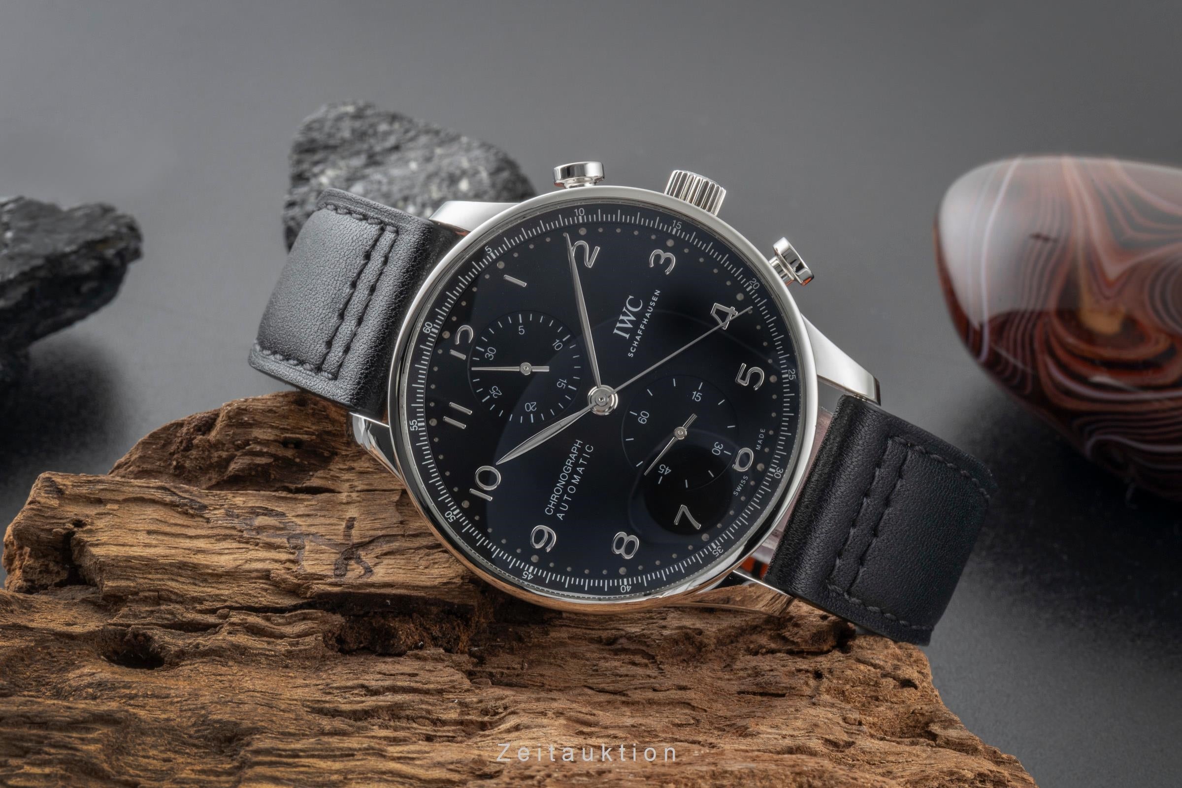 IWC Portugieser cronografo acciaio automatismo orologio da uomo IW371609 LP: 9100EUR  [2600941]