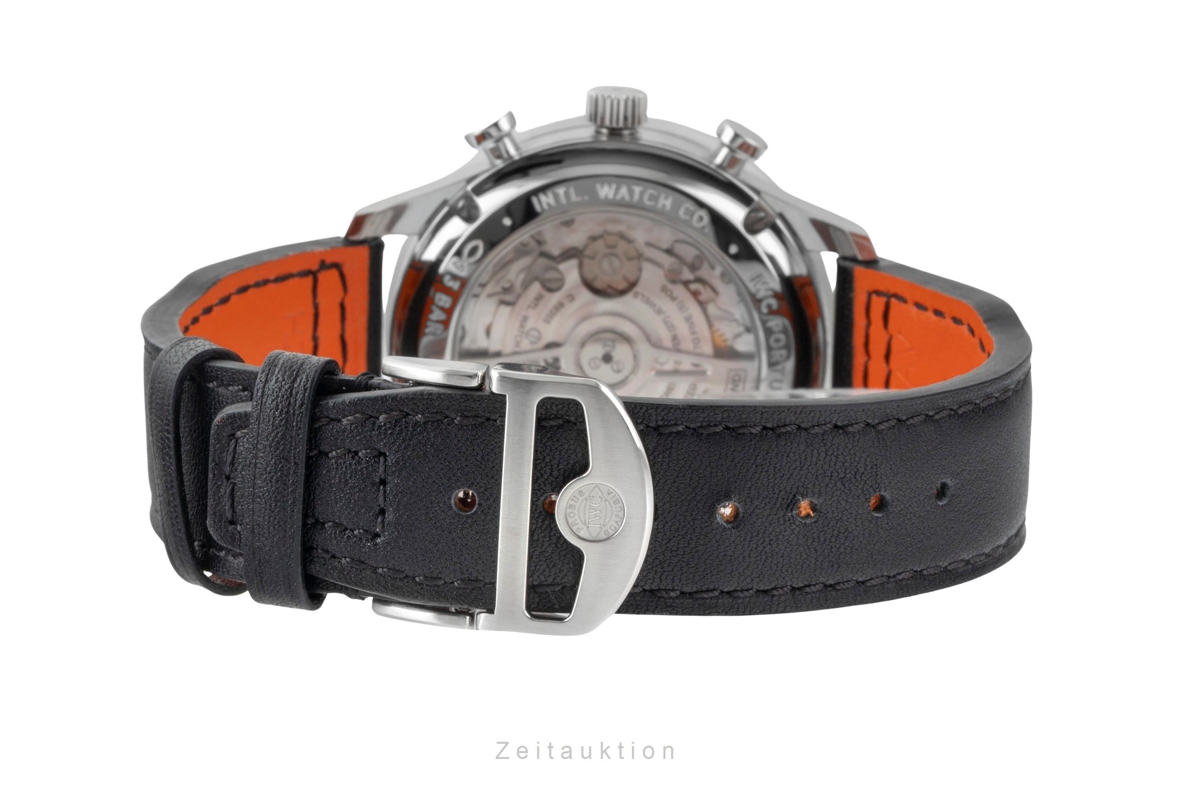 IWC Portugieser cronografo acciaio automatismo orologio da uomo IW371609 LP: 9100EUR  [2600941]