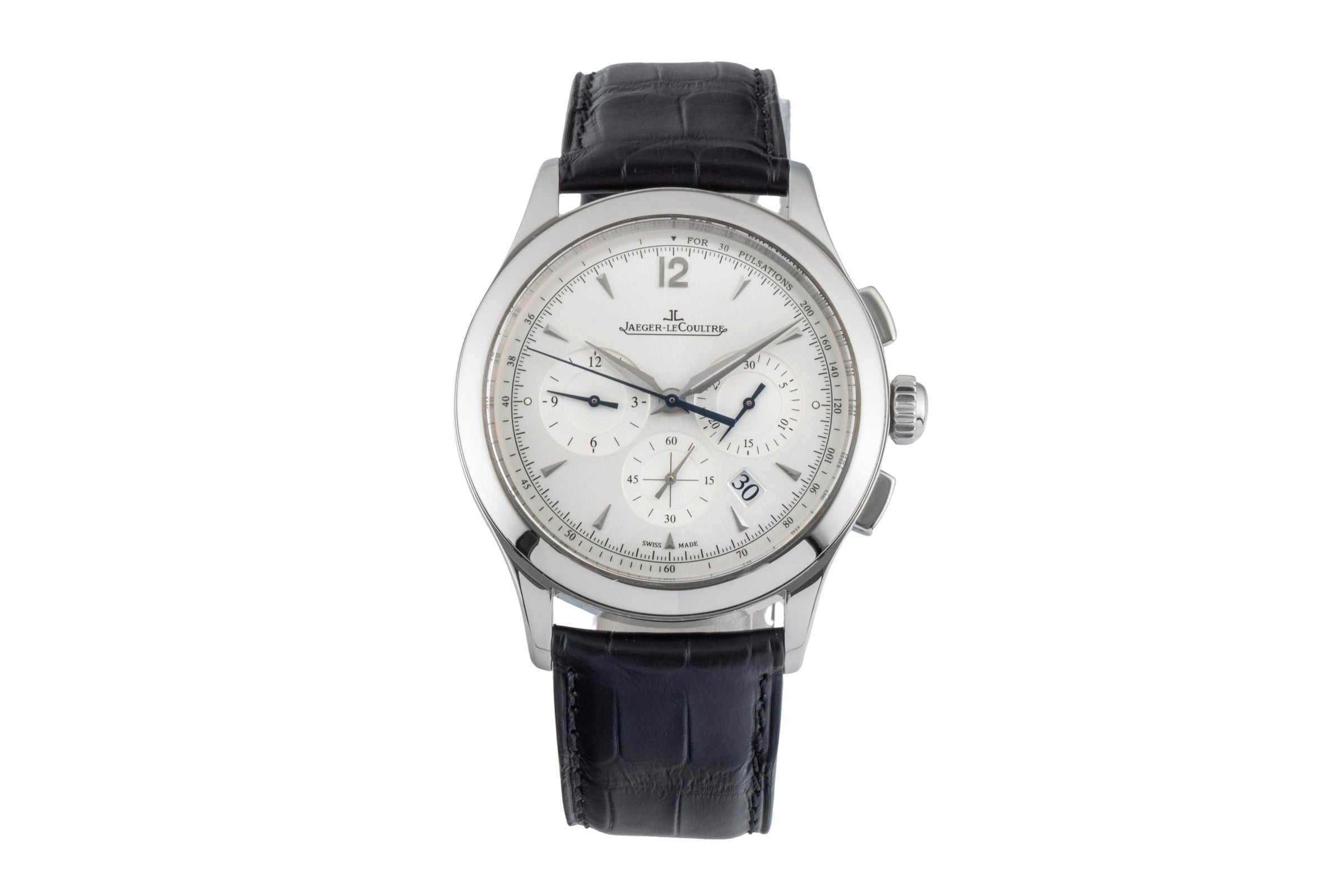 Jaeger LeCoultre Master Control chronograph steel automatic men's watch Q1538420,  174.8.C1  [2600942]
