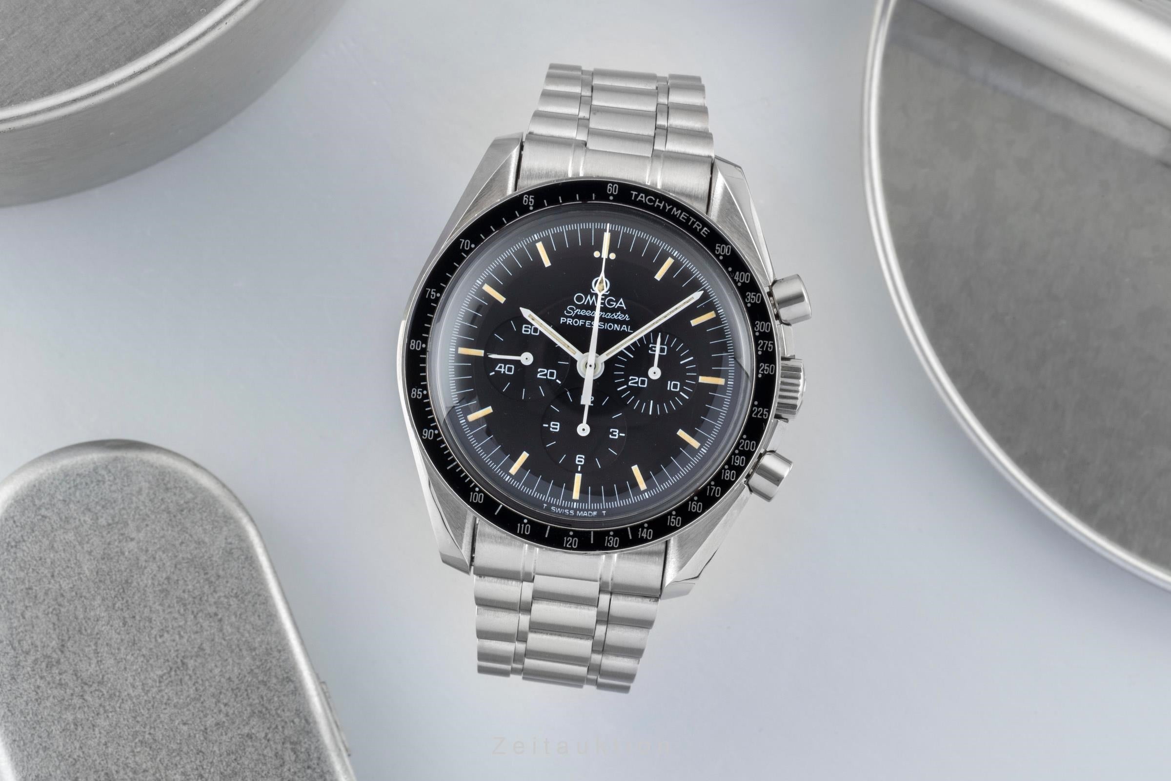 Omega Speedmaster Moonwatch cronografo acciaio carica manuale orologio da uomo 3590.50.00,  ST1450022  [2600945]
