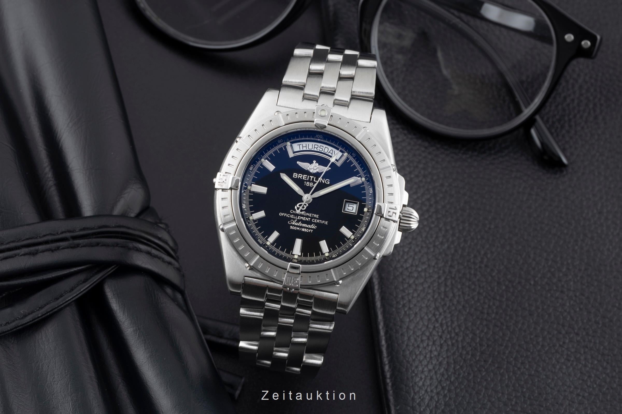 Breitling Headwind steel automatic men's watch A45355  [2600948]