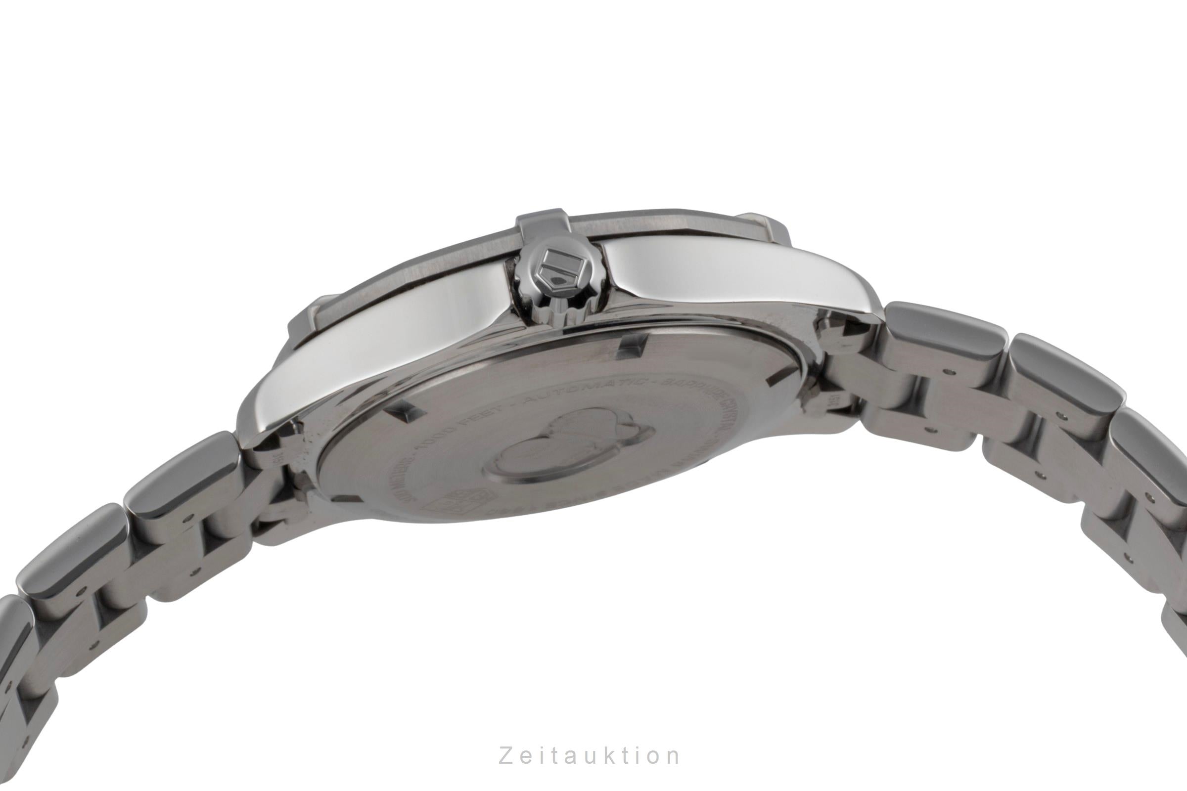 Tag Heuer Aquaracer Automatik Calibre 5 Edelstahl Herrenuhr Ref WAP2010 B&P 2020 [2600950]