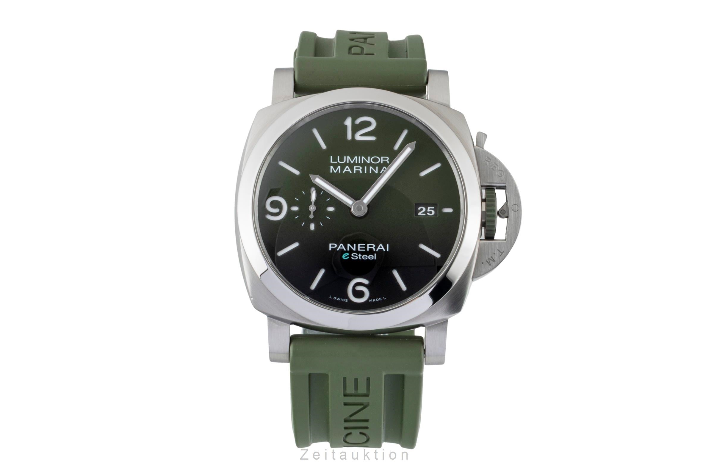 Panerai Luminor Marina acciaio automatismo orologio da uomo PAM01356 LP: 9600EUR  [2600952]