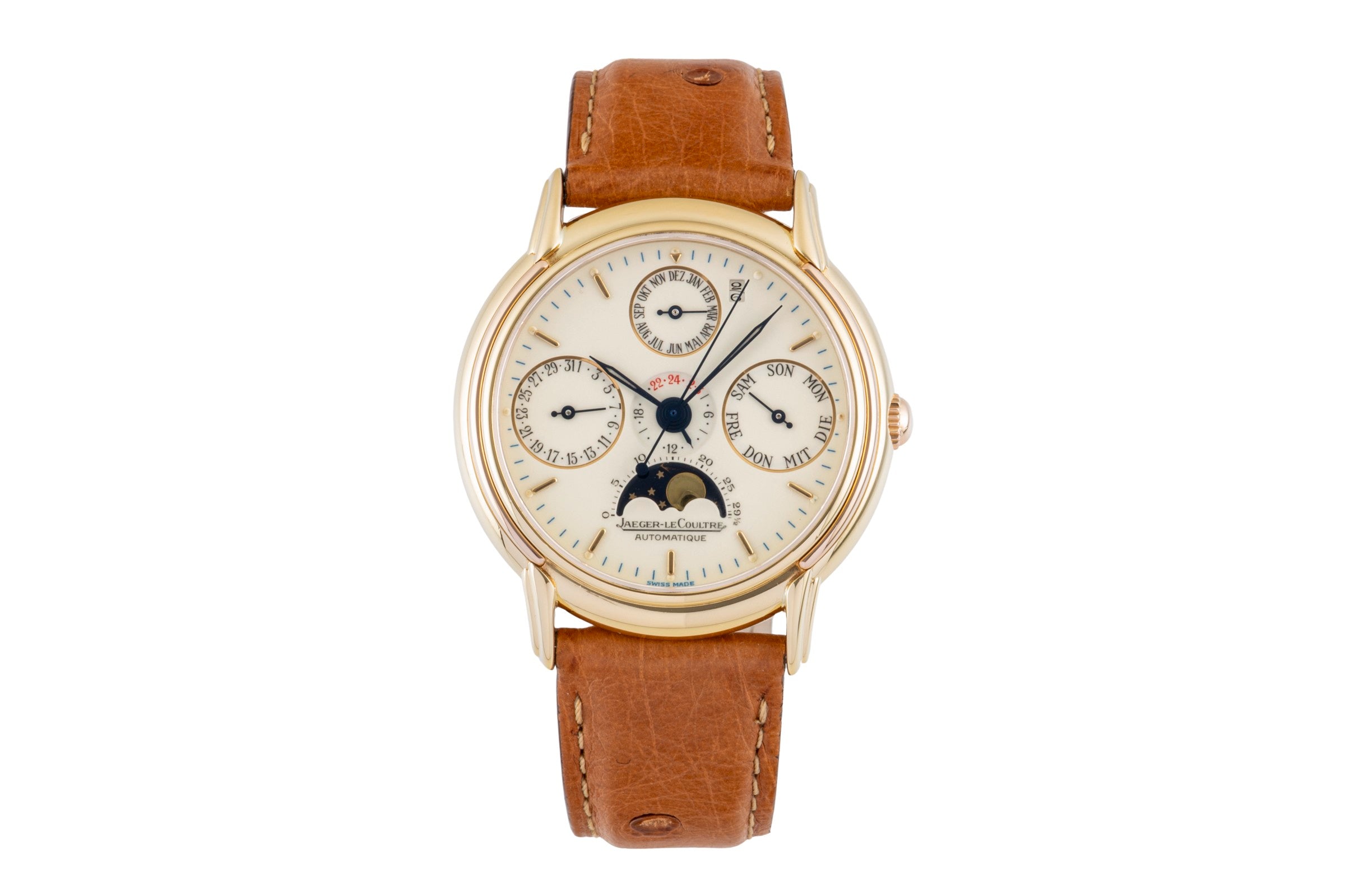 Jaeger LeCoultre Odysseus 18 ct gold automatic Kal. 889/1/440 Ref