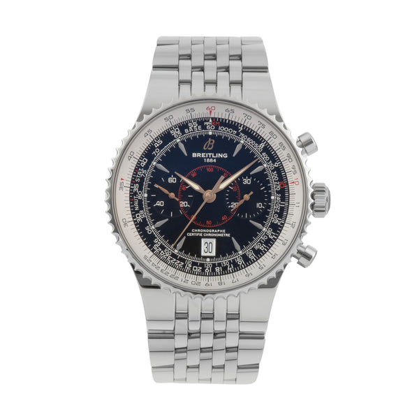 Breitling Montbrillant chronograph steel automatic men's watch A23340  [2600955]