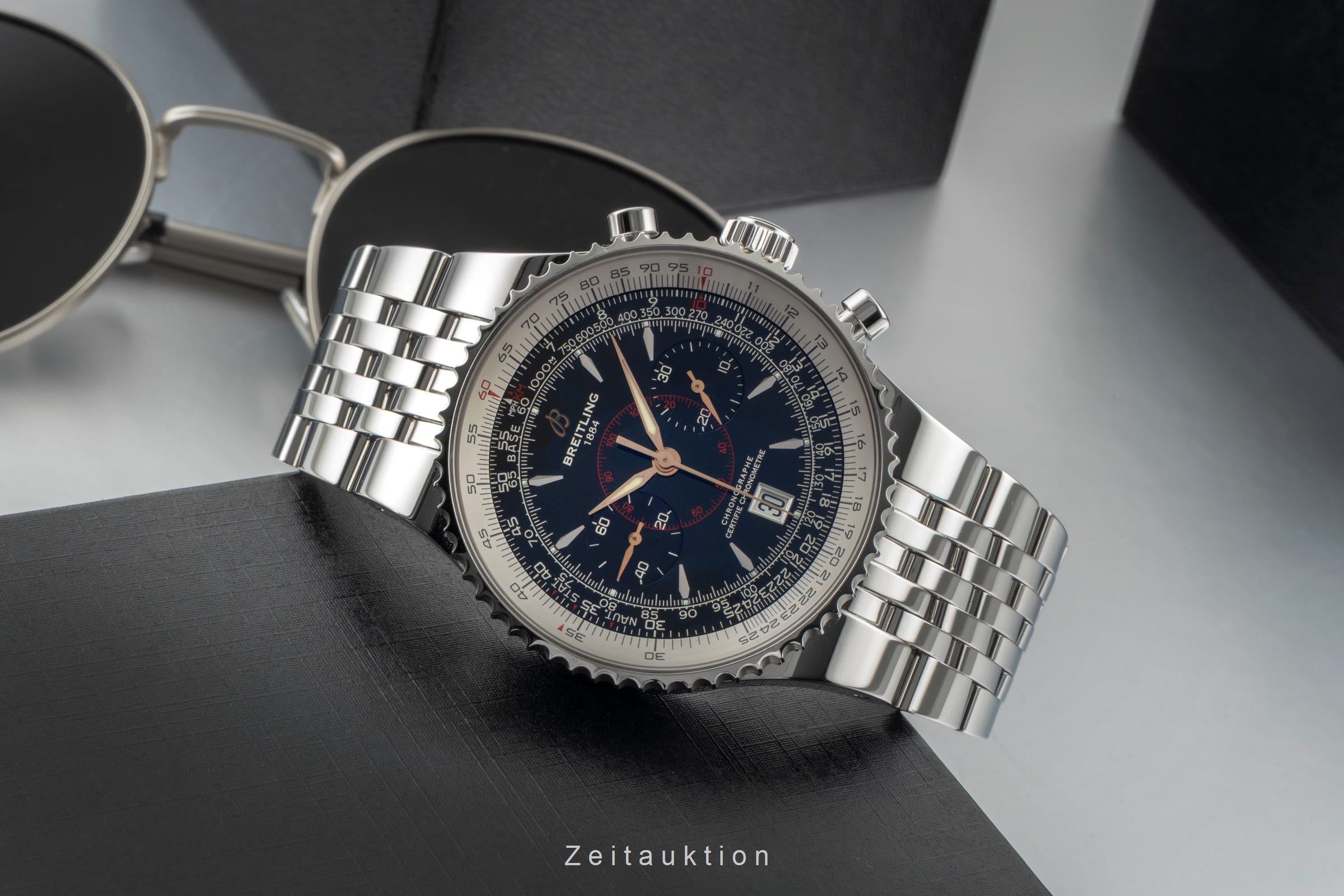 Breitling Montbrillant chronograph steel automatic men's watch A23340  [2600955]