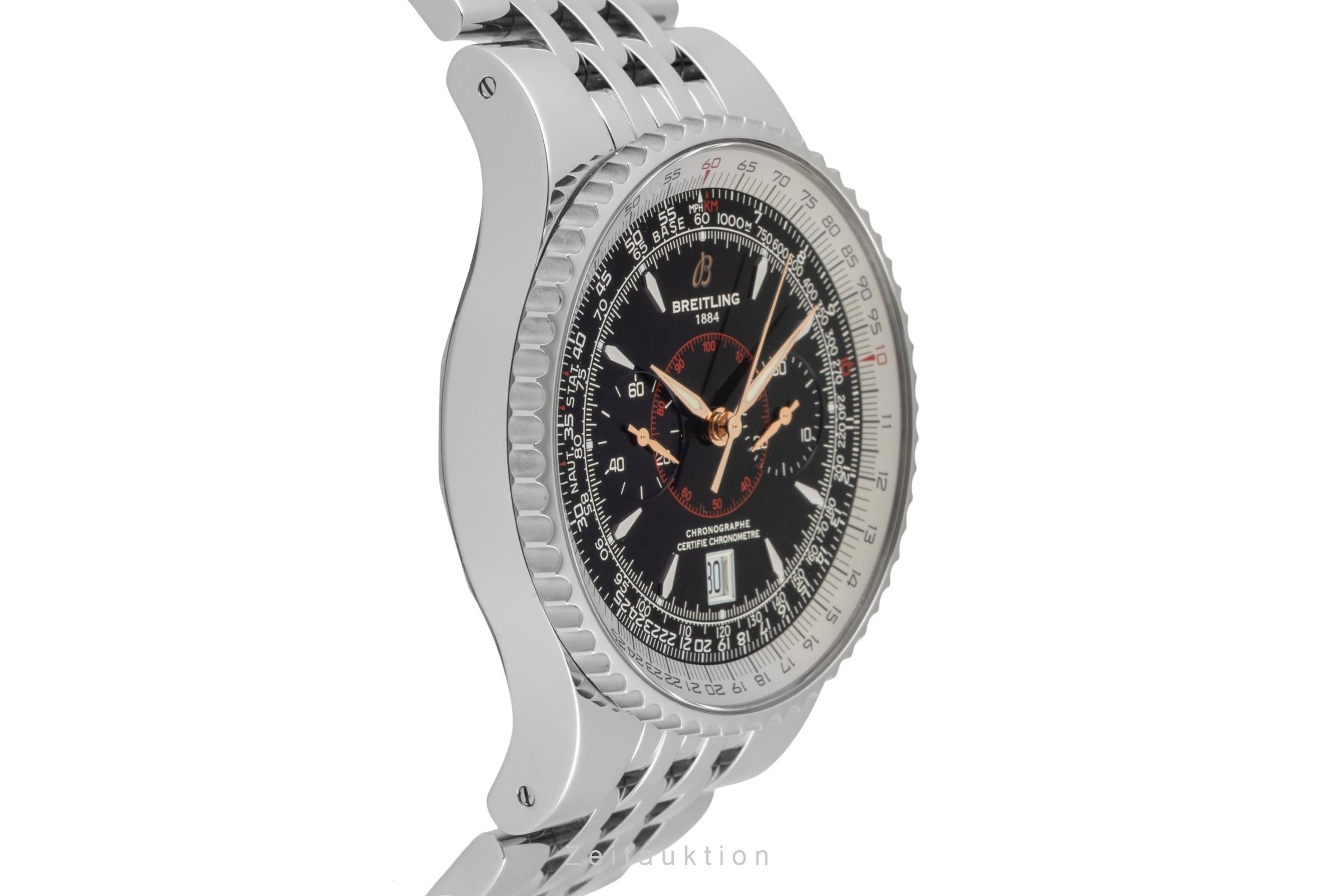 Breitling Montbrillant chronograph steel automatic men's watch A23340  [2600955]
