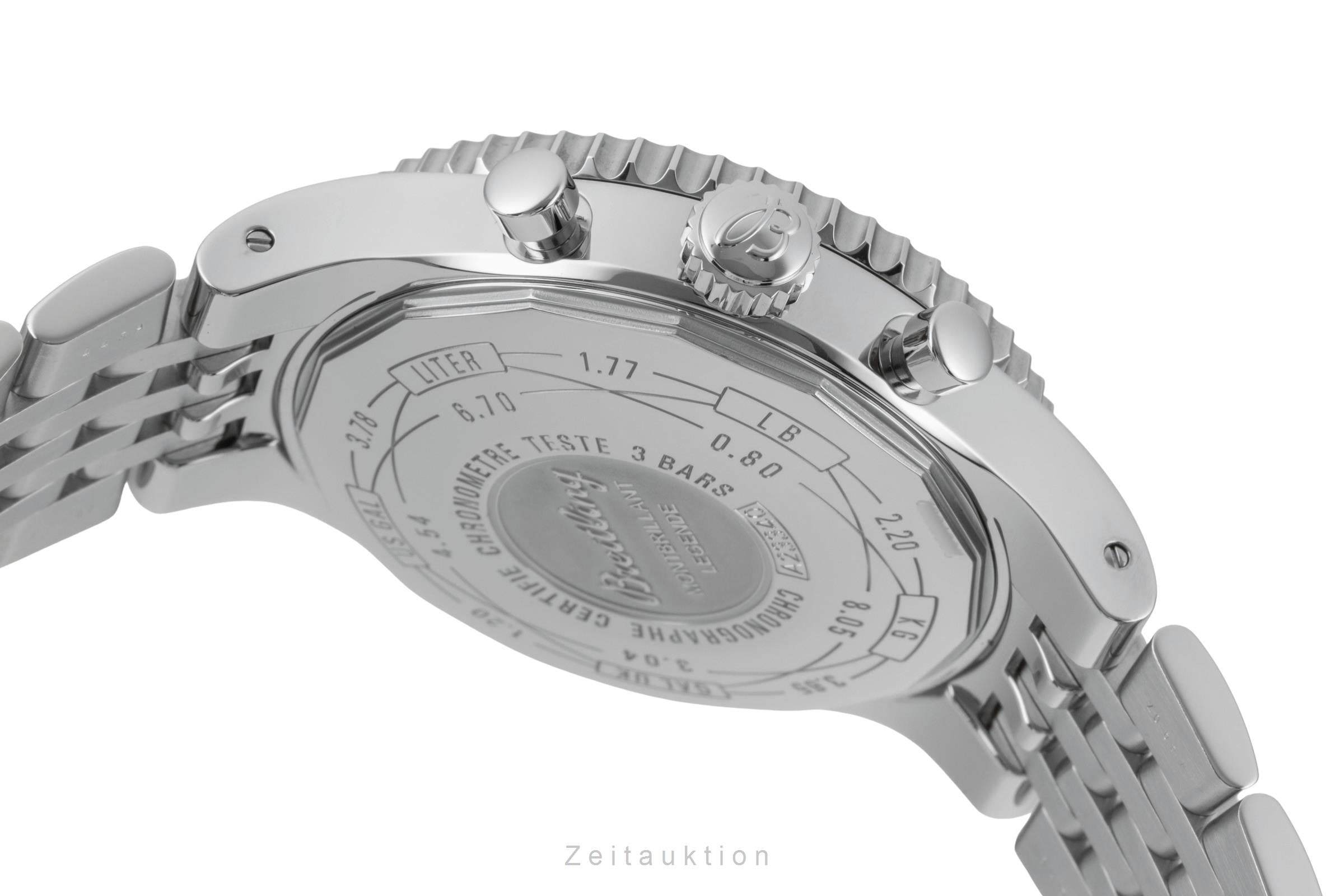 Breitling Montbrillant chronograph steel automatic men's watch A23340  [2600955]