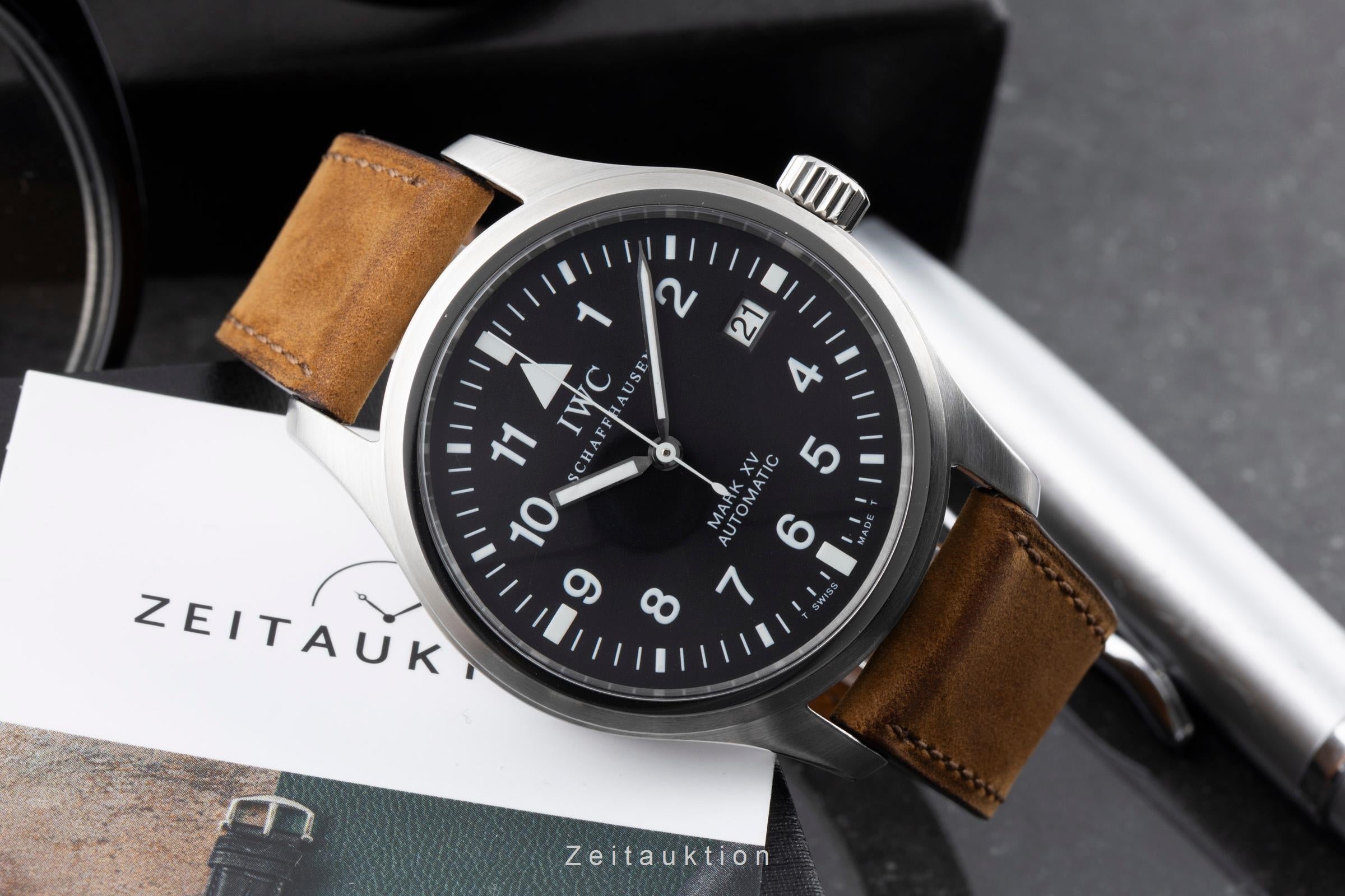 IWC Fliegeruhr Mark XV Edelstahl Automatik Herrenuhr Ref. IW325301  [2600956]