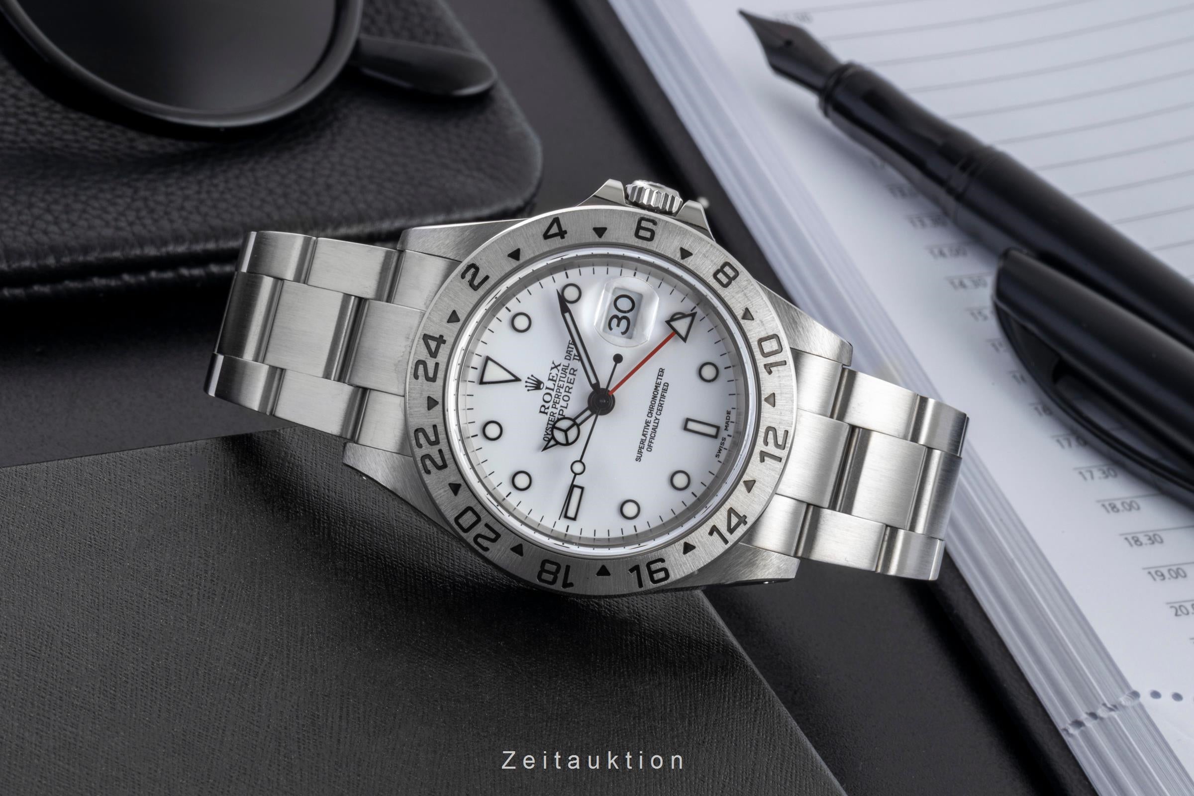 Rolex Explorer II acier automatique montre pour hommes 16570  [2600961]