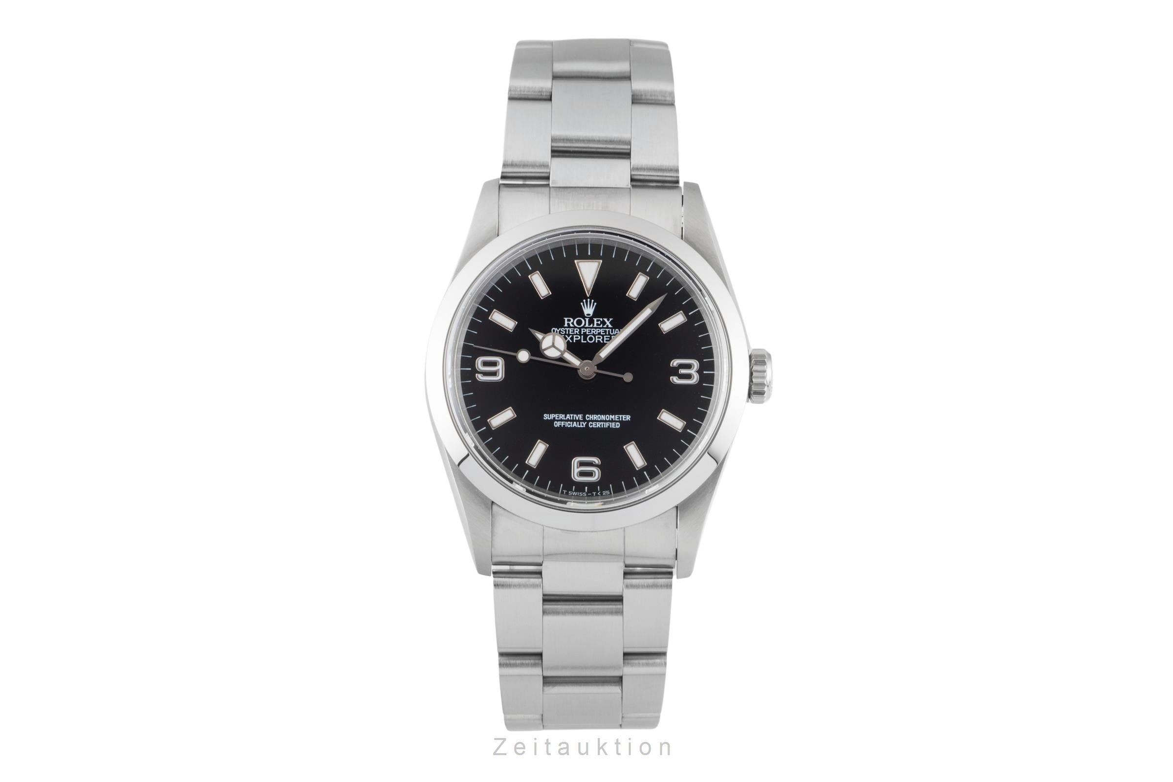 Rolex Explorer steel automatic men's watch 14270  [2600962]