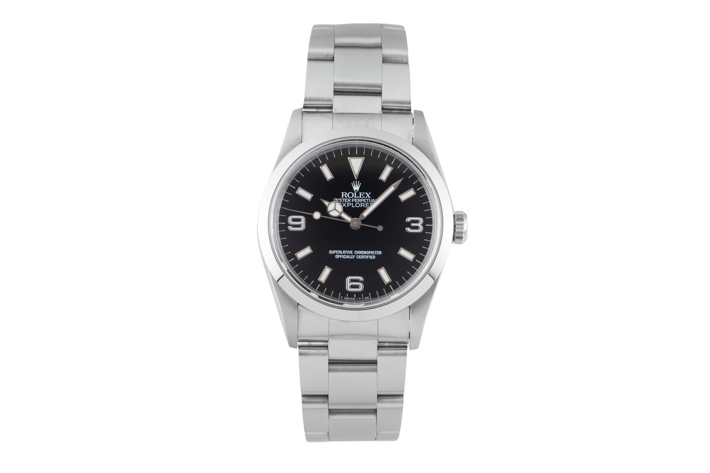 Rolex Explorer steel automatic men's watch 14270  [2600962]